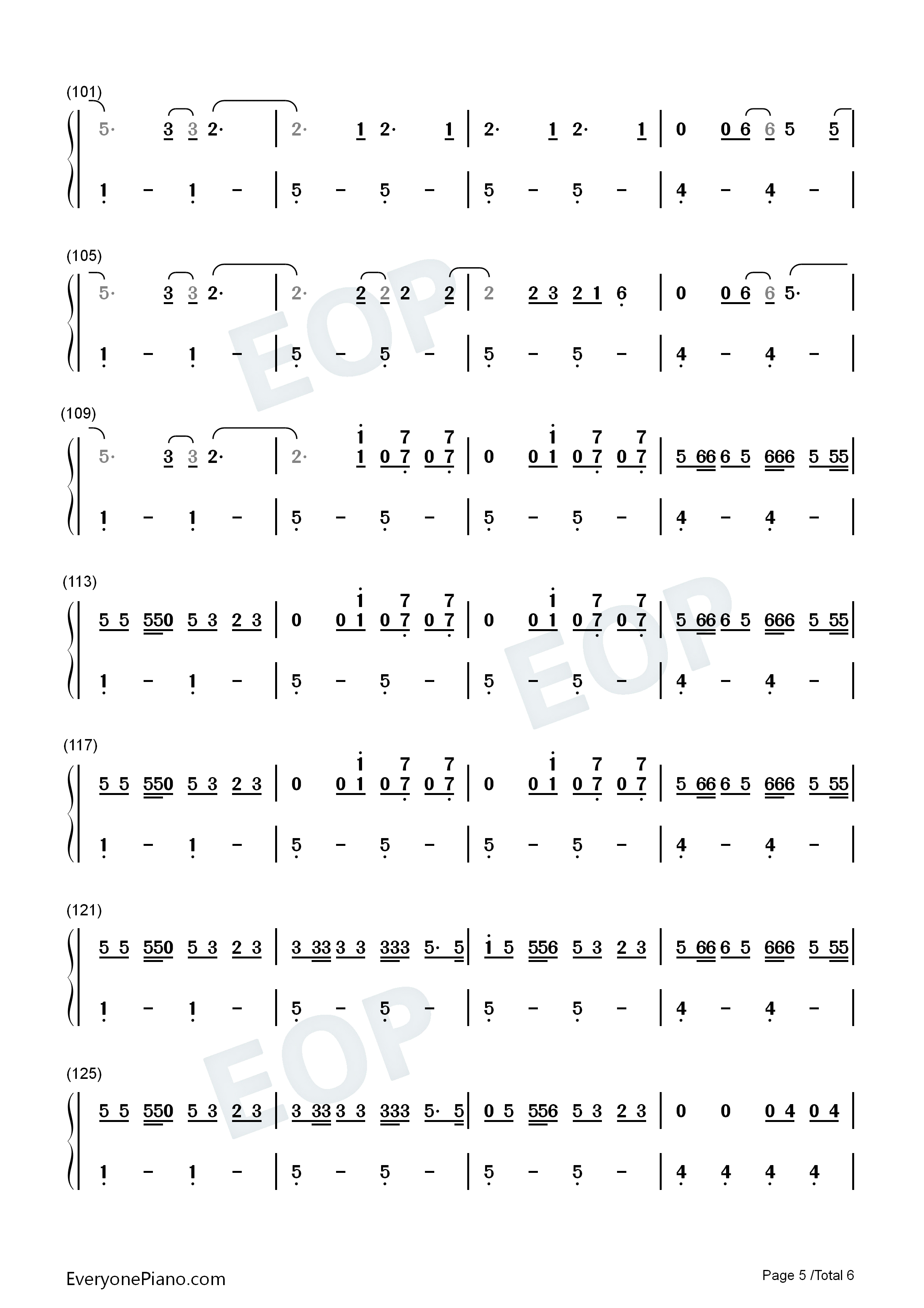 Sunflower_Vol_6钢琴简谱_Harry_Styles演唱