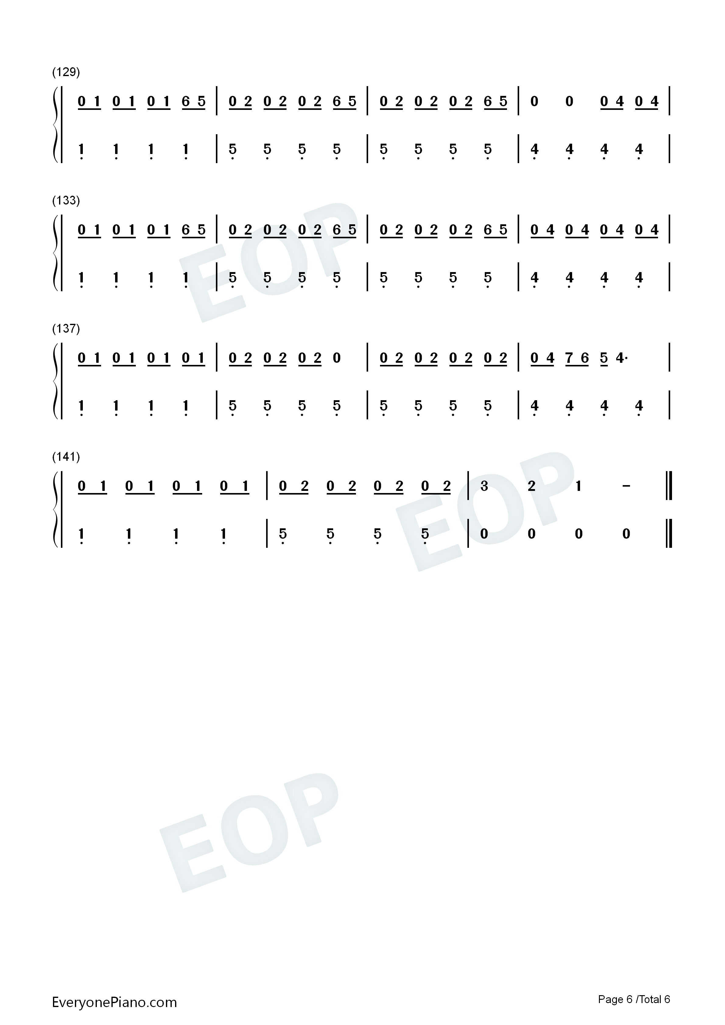 Sunflower_Vol_6钢琴简谱_Harry_Styles演唱