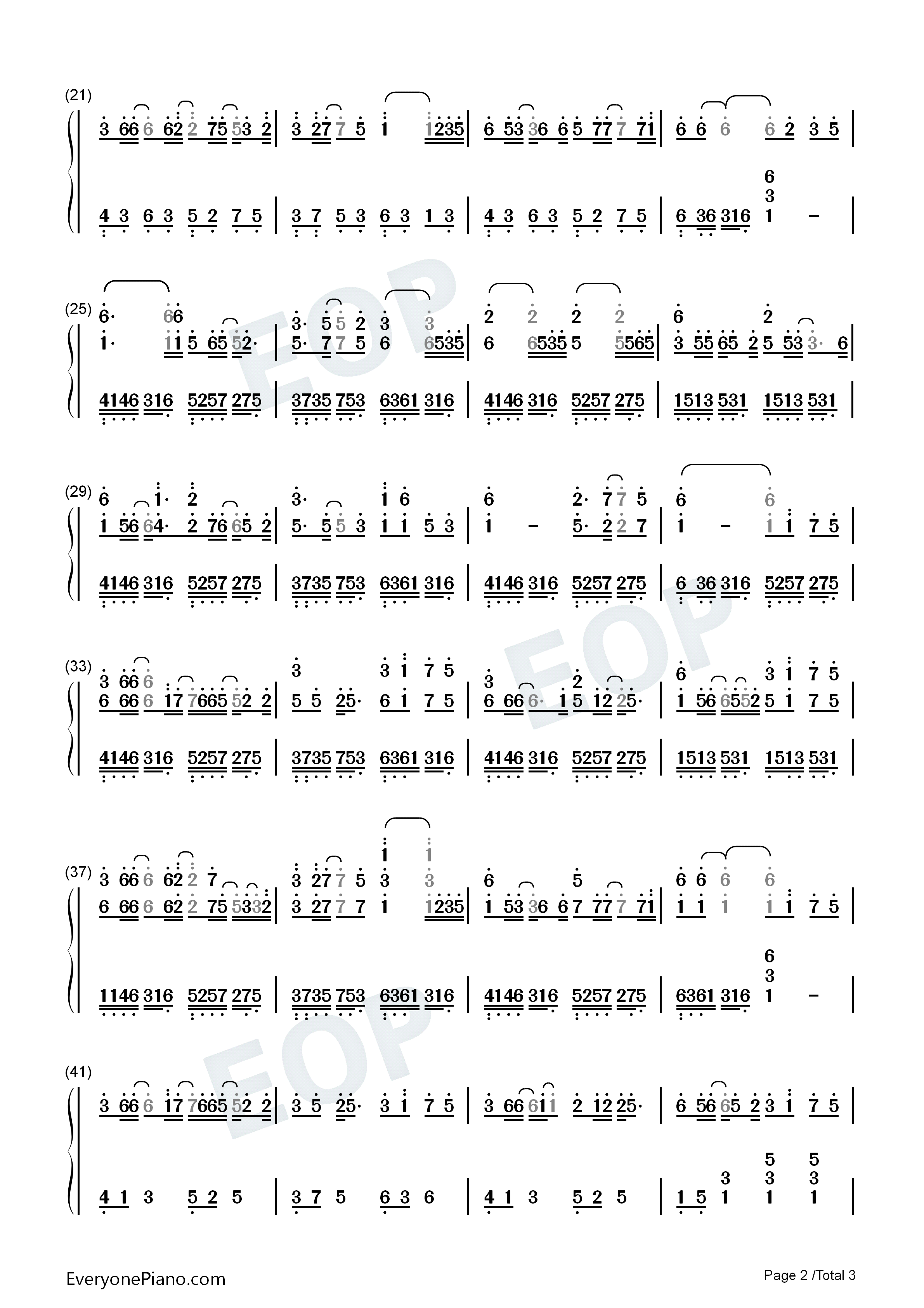 三苦生钢琴简谱_小小萱演唱