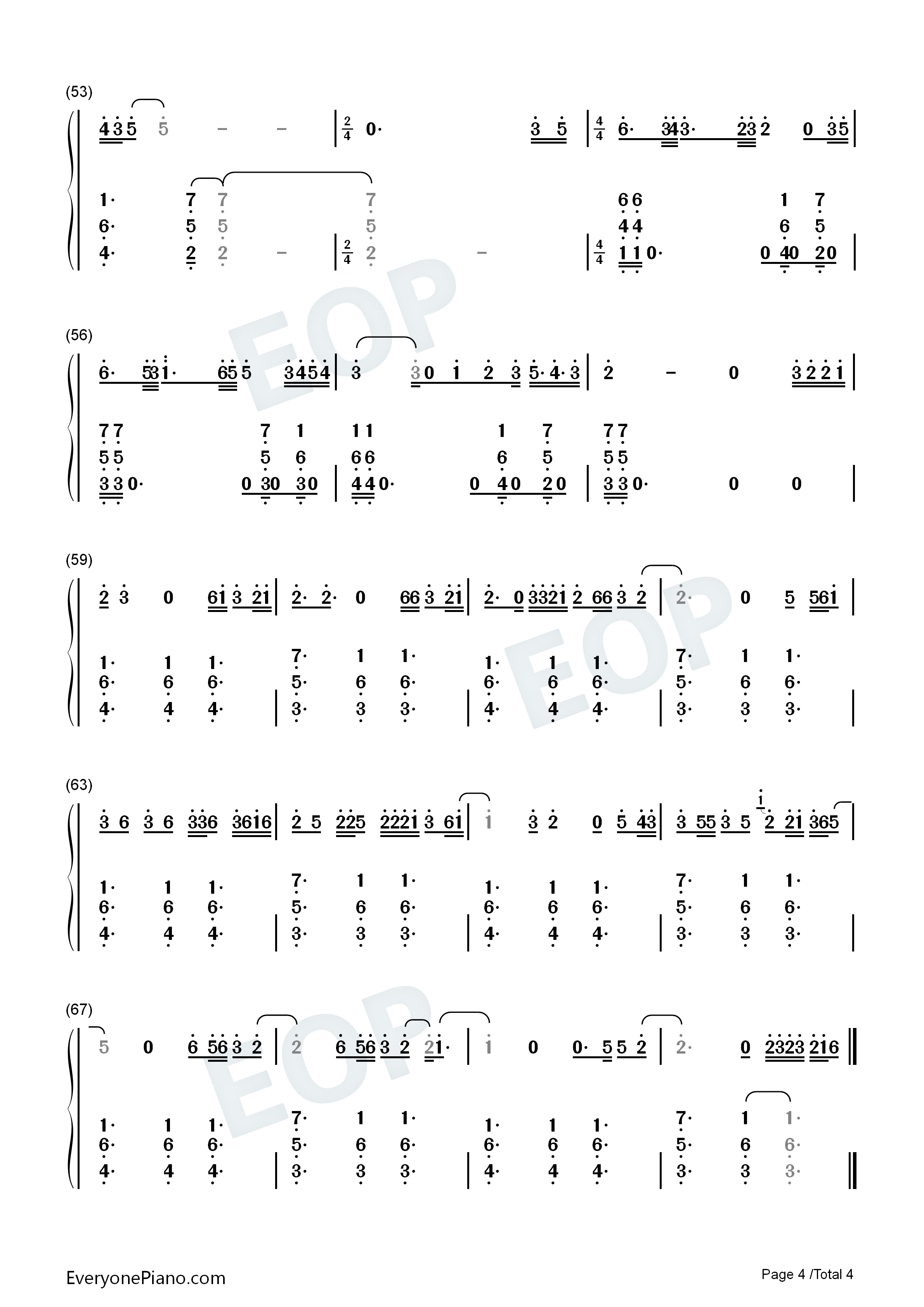 Candy钢琴简谱_边伯贤演唱