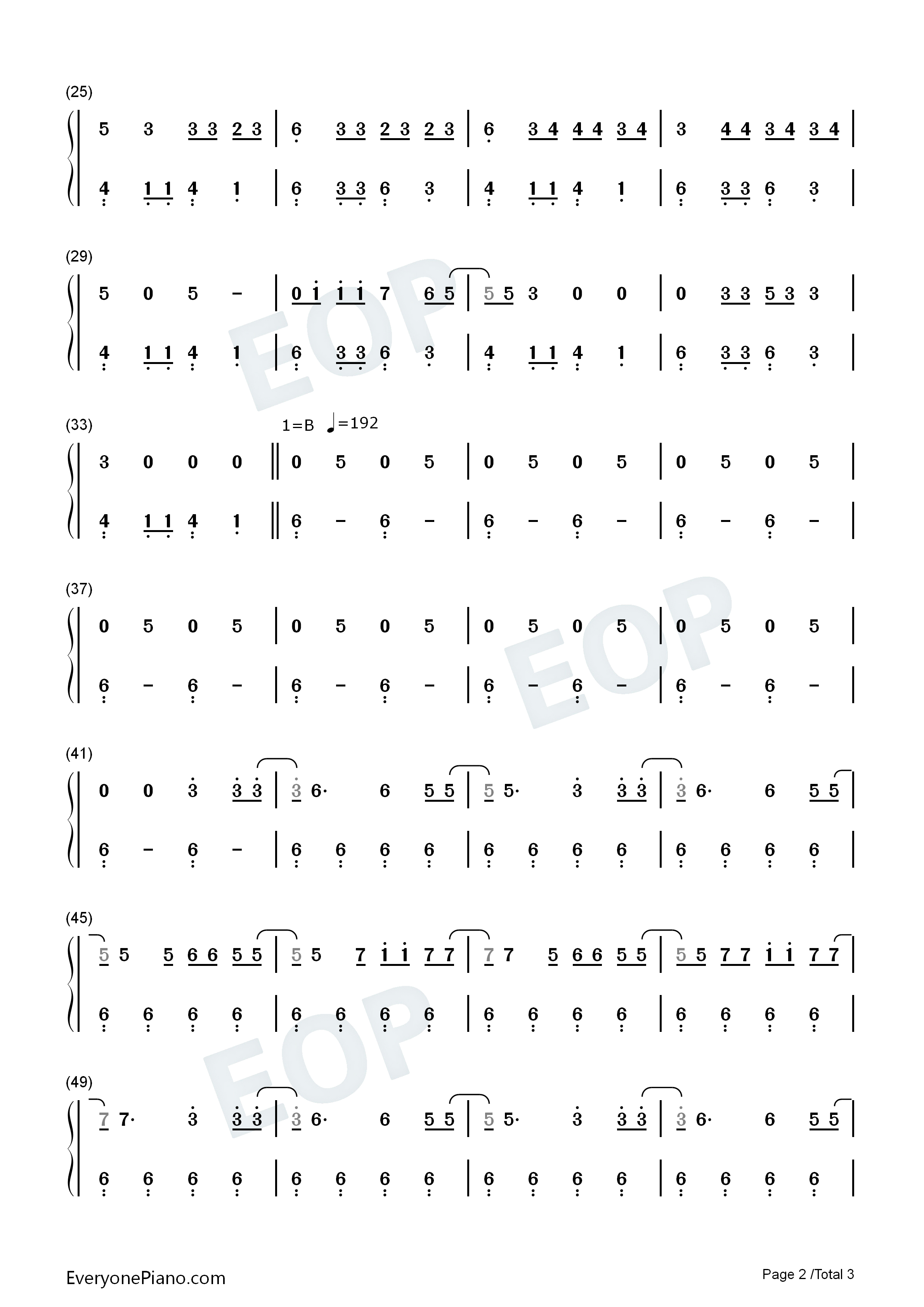 Safaera钢琴简谱_Bad_Bunny_Jowell_&_Randy_Ñengo_Flow演唱