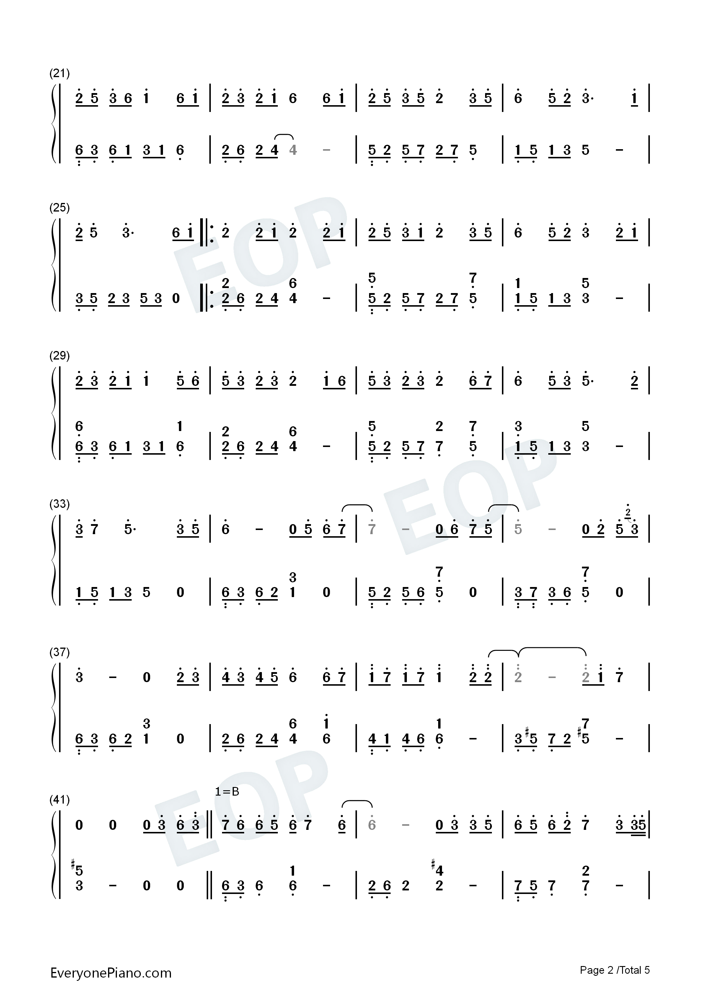 时光话钢琴简谱_赵露思演唱