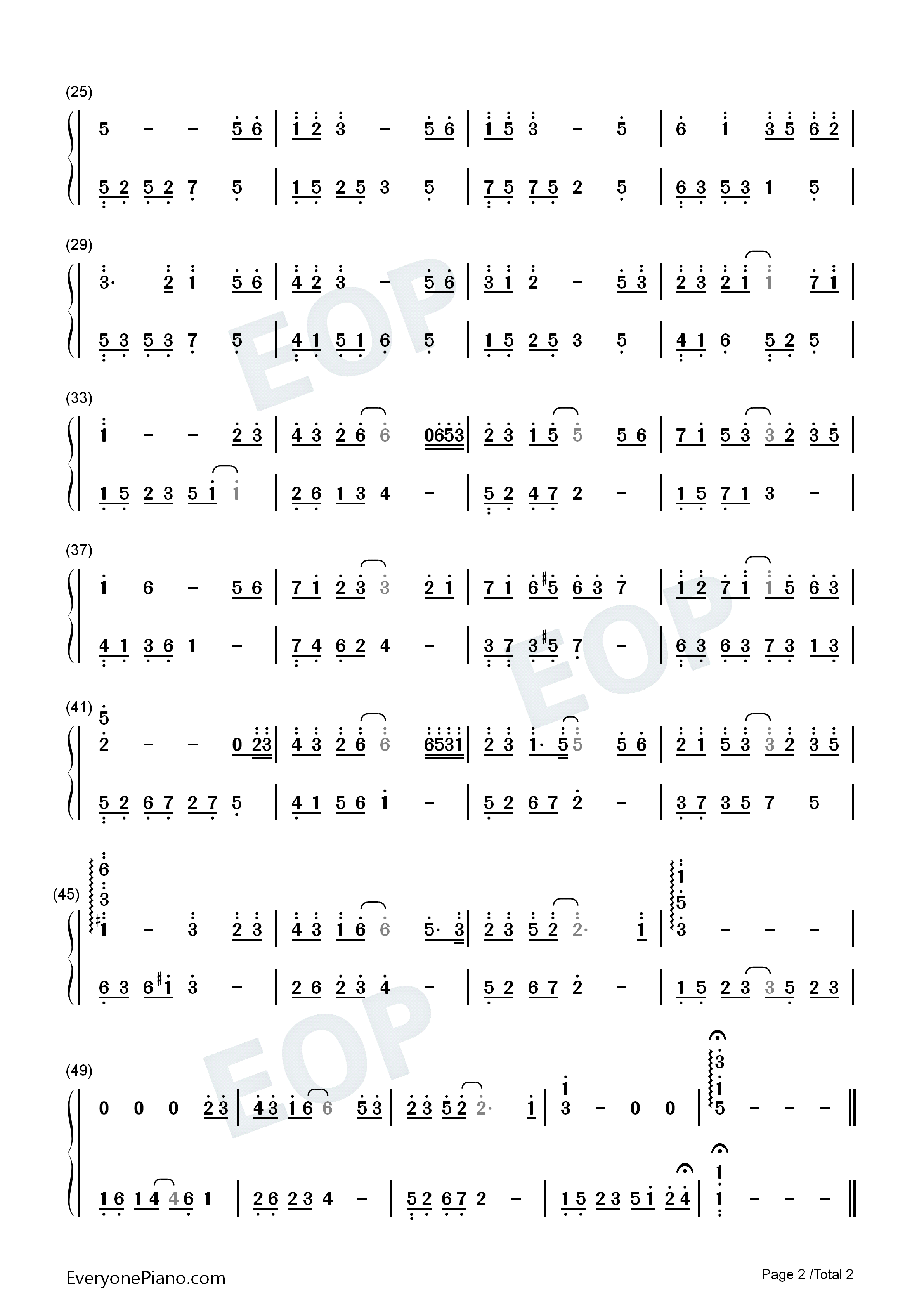 忘了就好钢琴简谱_M小冯哒演唱
