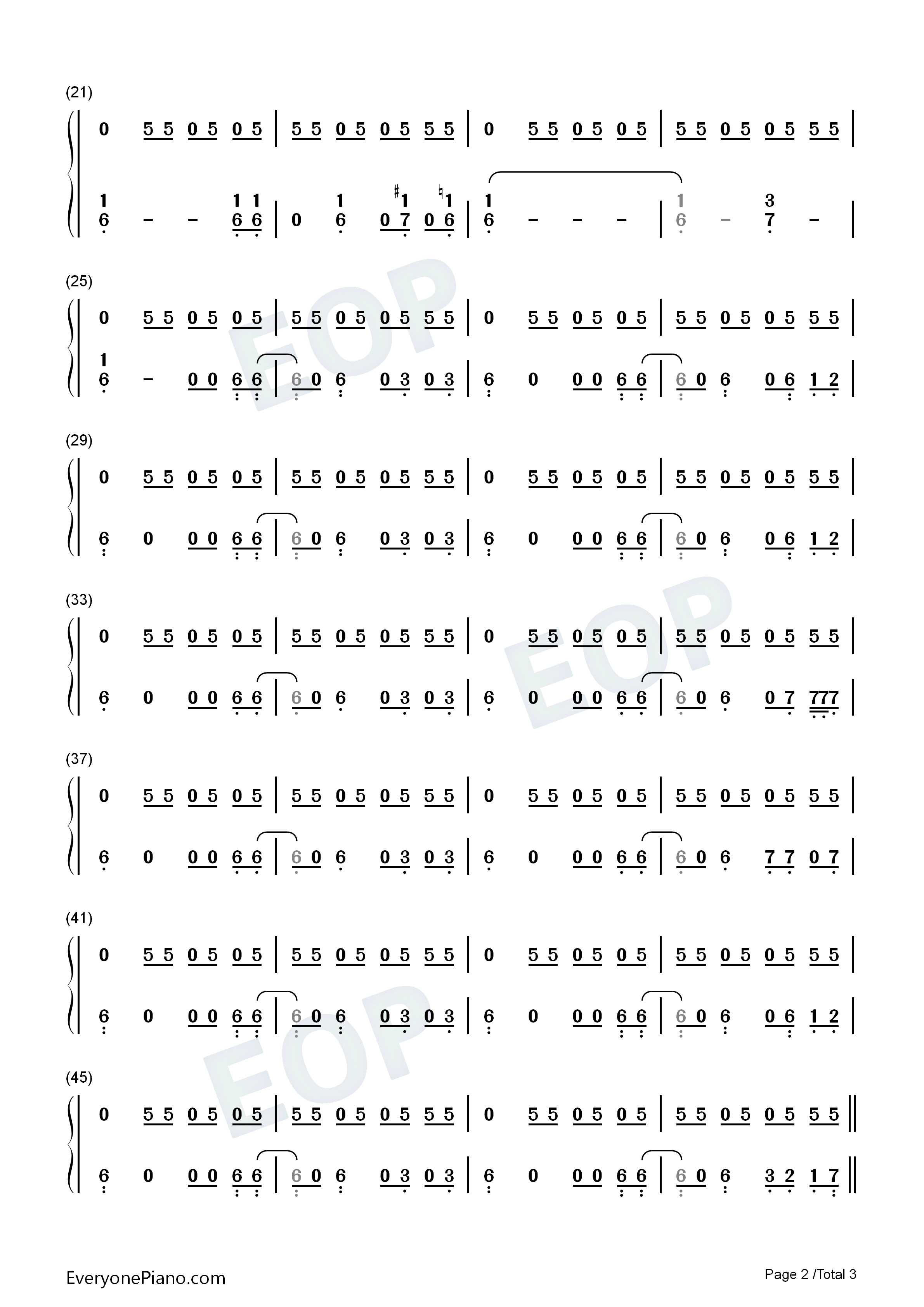 Out_West钢琴简谱_Travis_Scott_Young_Thug演唱