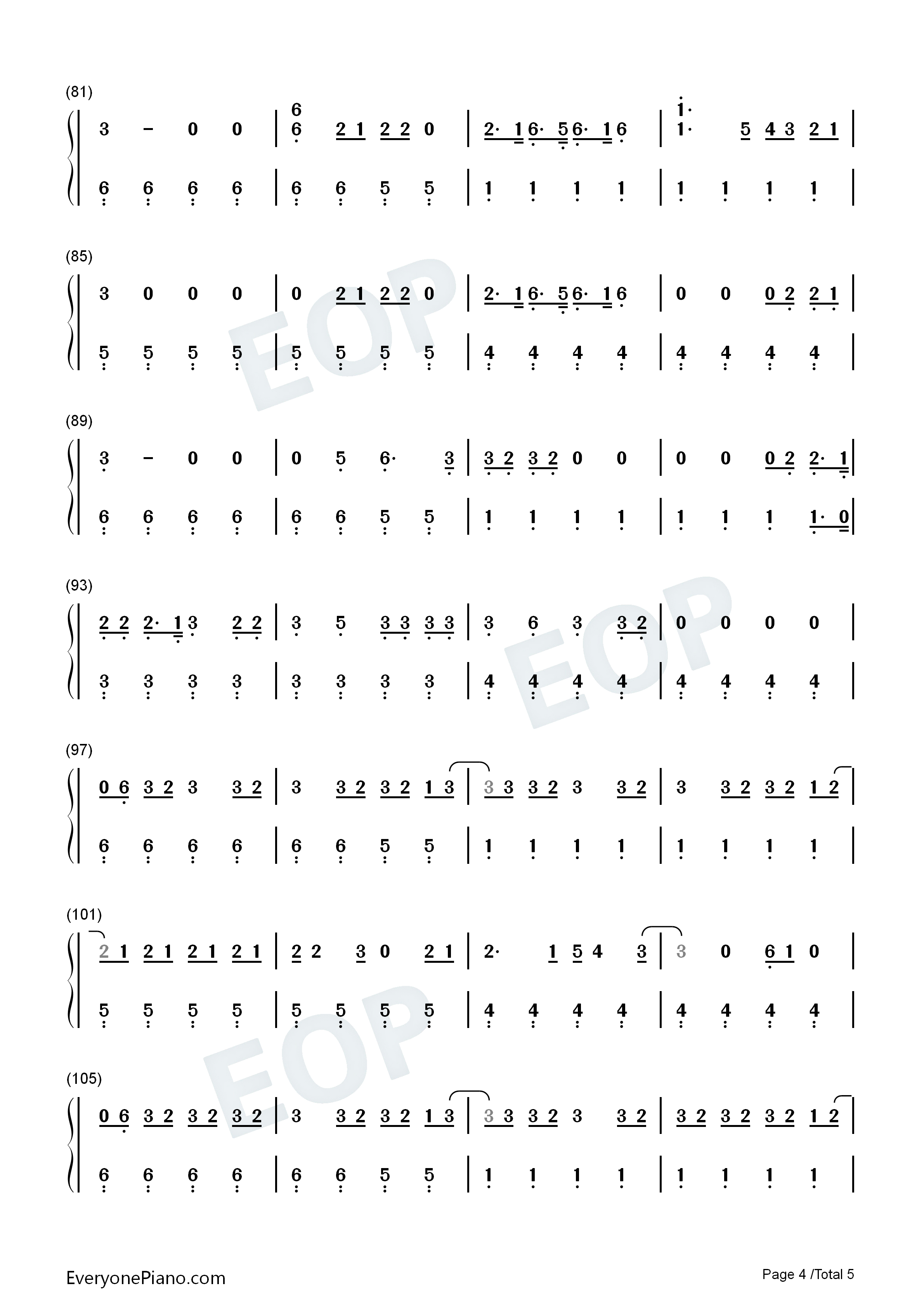 I_Hope钢琴简谱_Gabby_Barrett_Charlie_Puth演唱