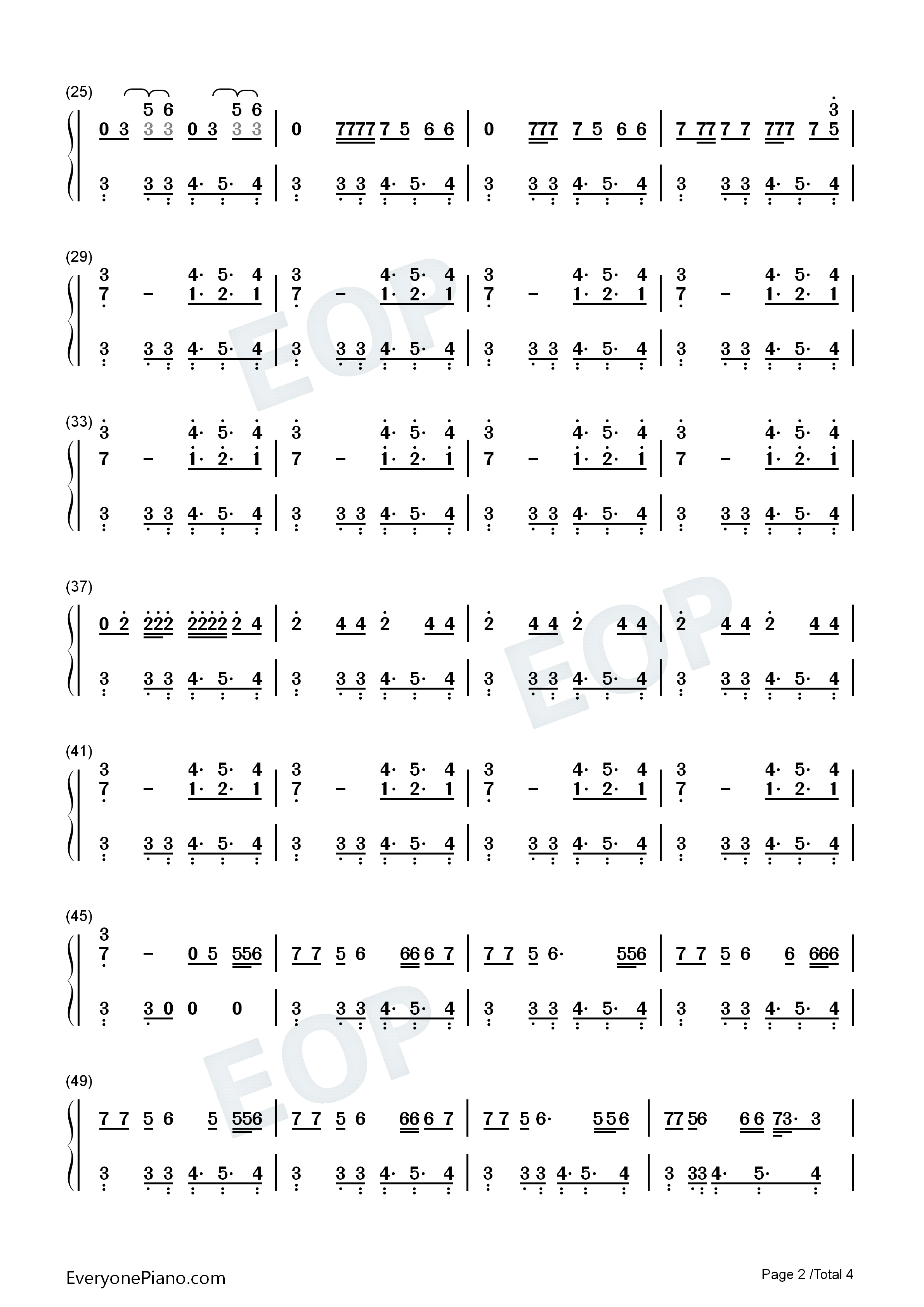 No_Manana钢琴简谱_Black_Eyed_Peas_El_Alfa演唱