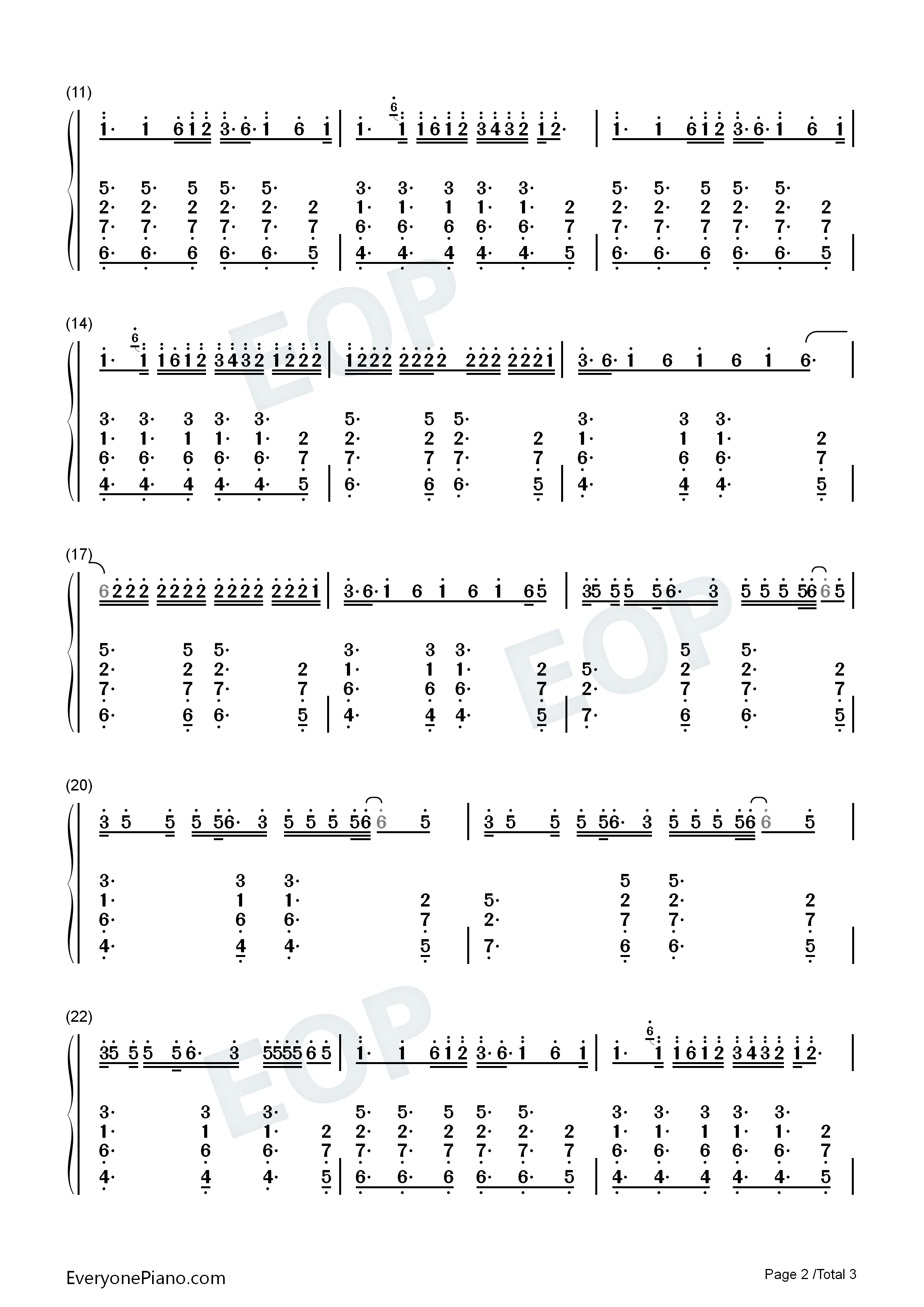 Summer_Feelings钢琴简谱_Lennon_Stella_Charlie_Puth演唱