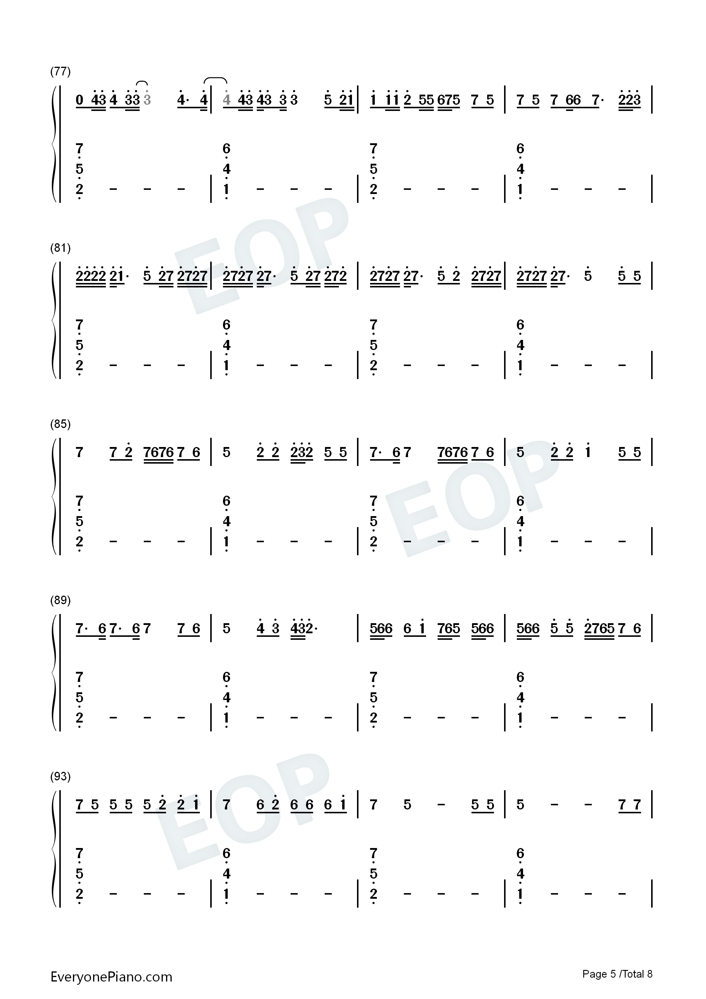 Black_Parade钢琴简谱_Beyoncé演唱