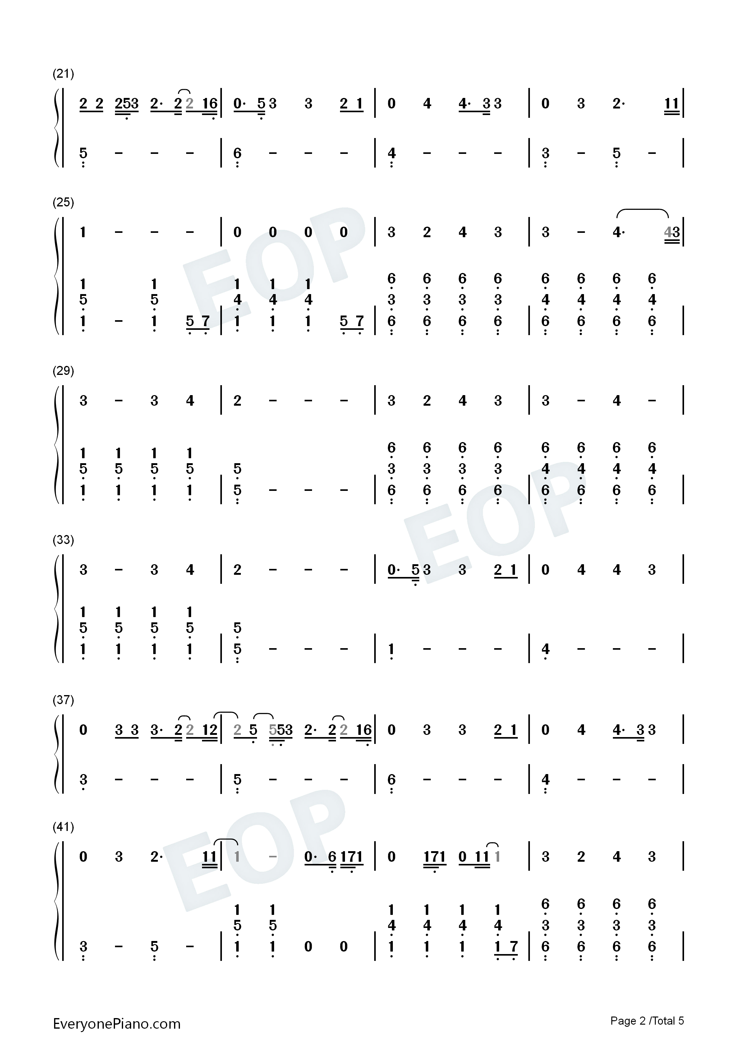 The_Blessing钢琴简谱_Kari_Jobe_Cody_Carnes_Elevation_Worship演唱
