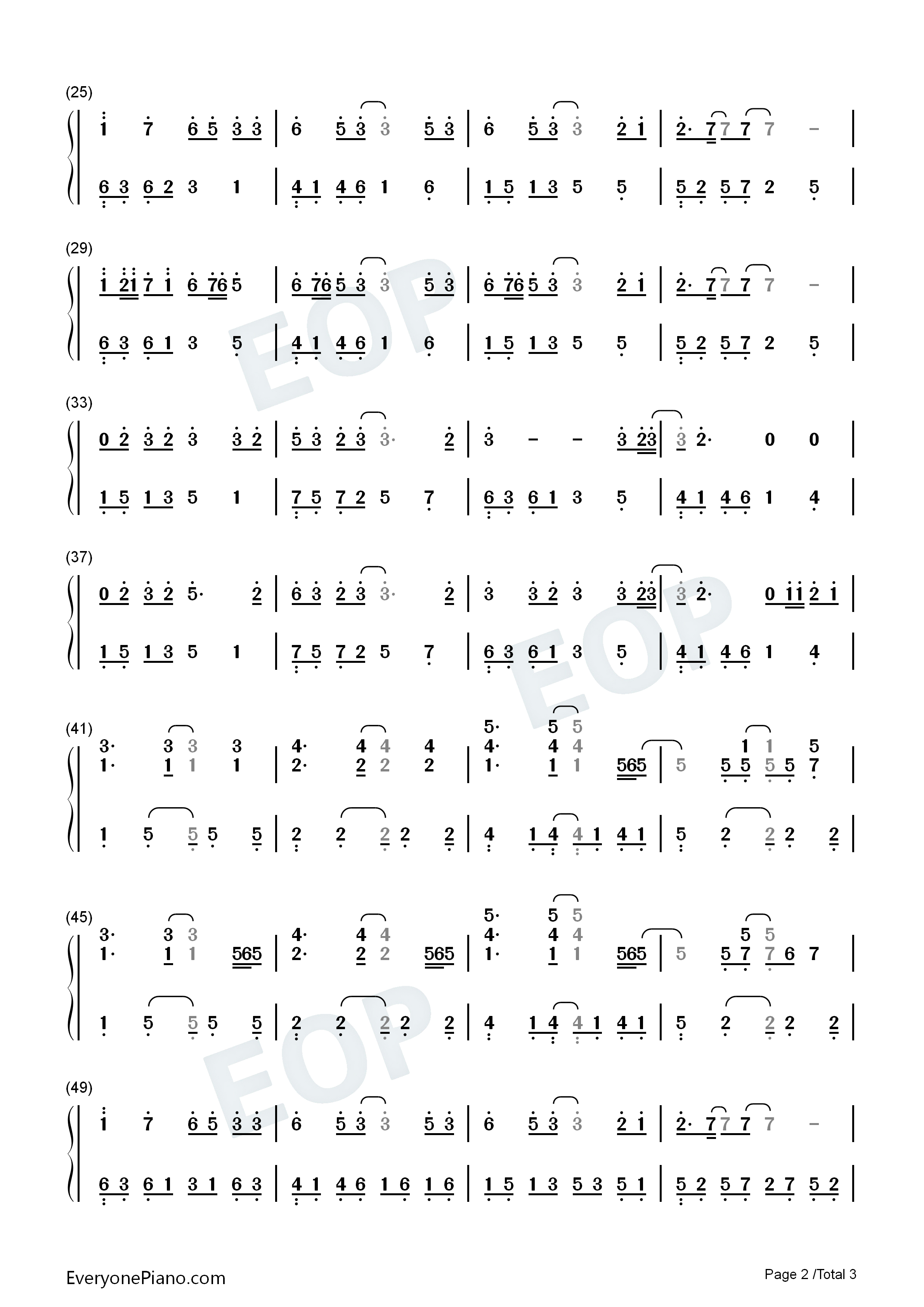 Journey_to_the_Peace钢琴简谱_陈雪凝演唱