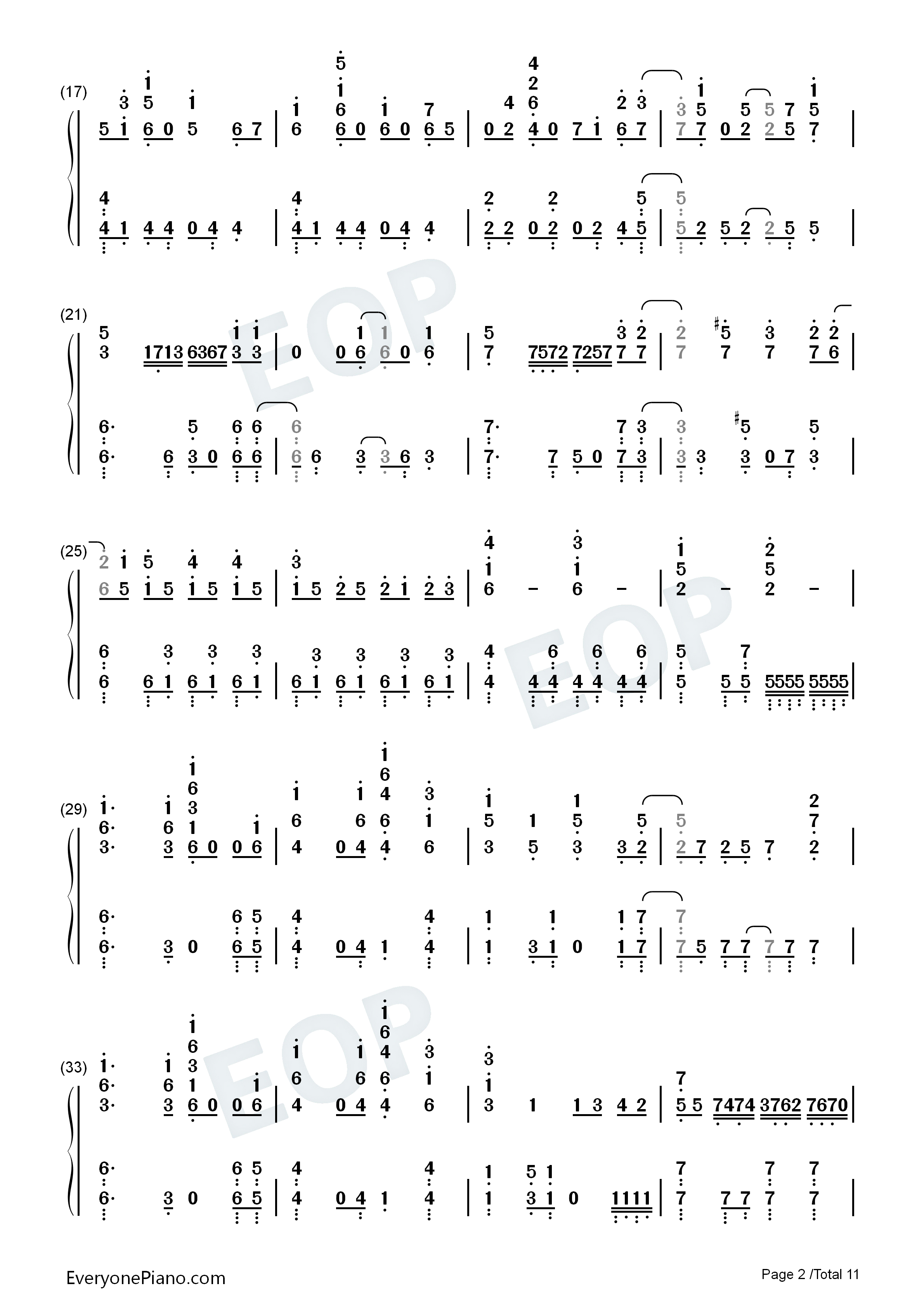 One_Day_Sky钢琴简谱_铃木このみ演唱