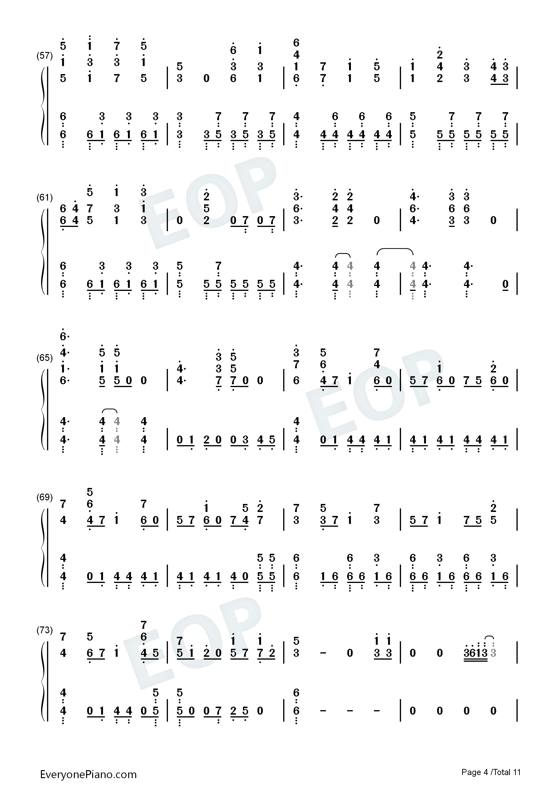 One_Day_Sky钢琴简谱_铃木このみ演唱