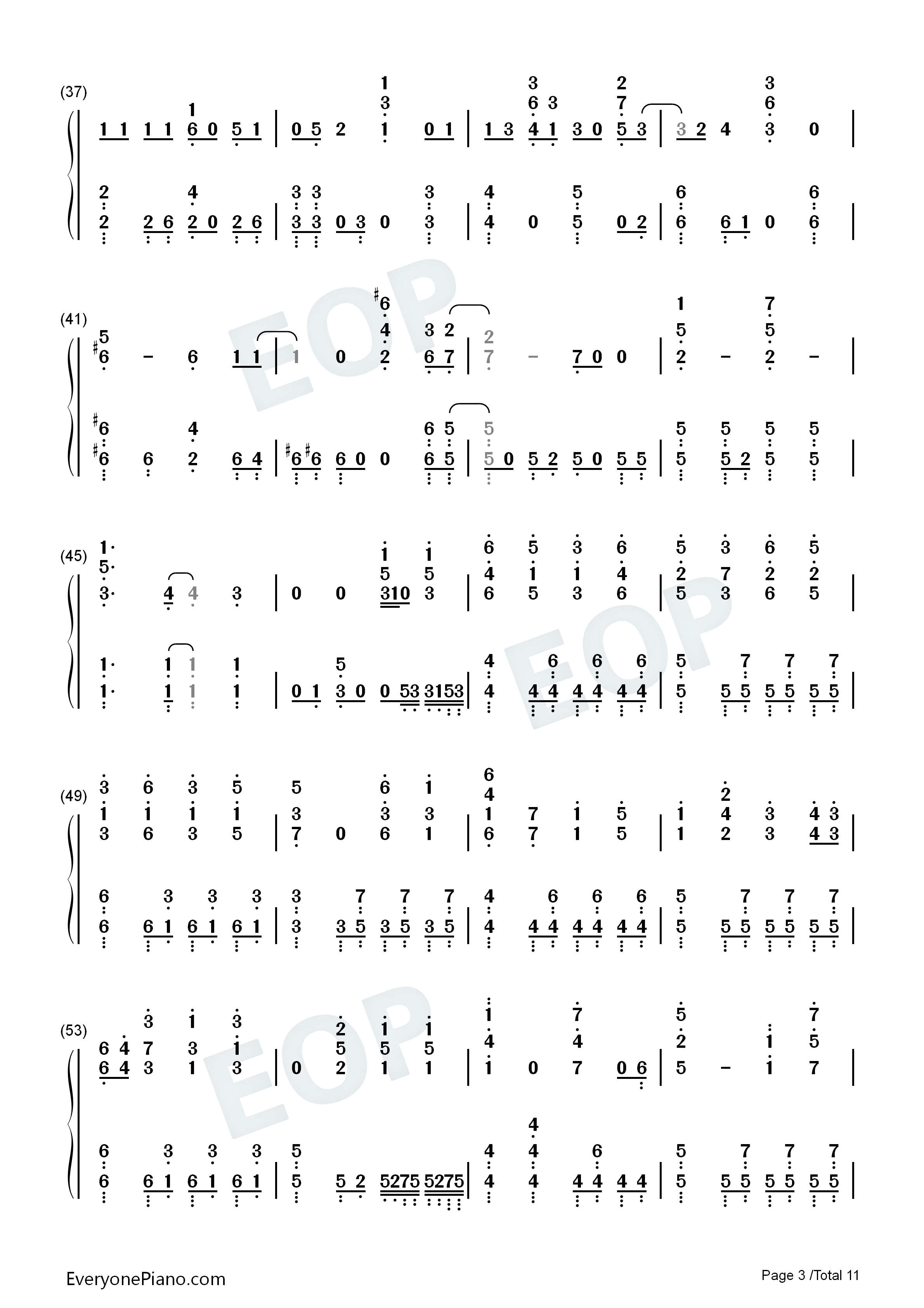 One_Day_Sky钢琴简谱_铃木このみ演唱