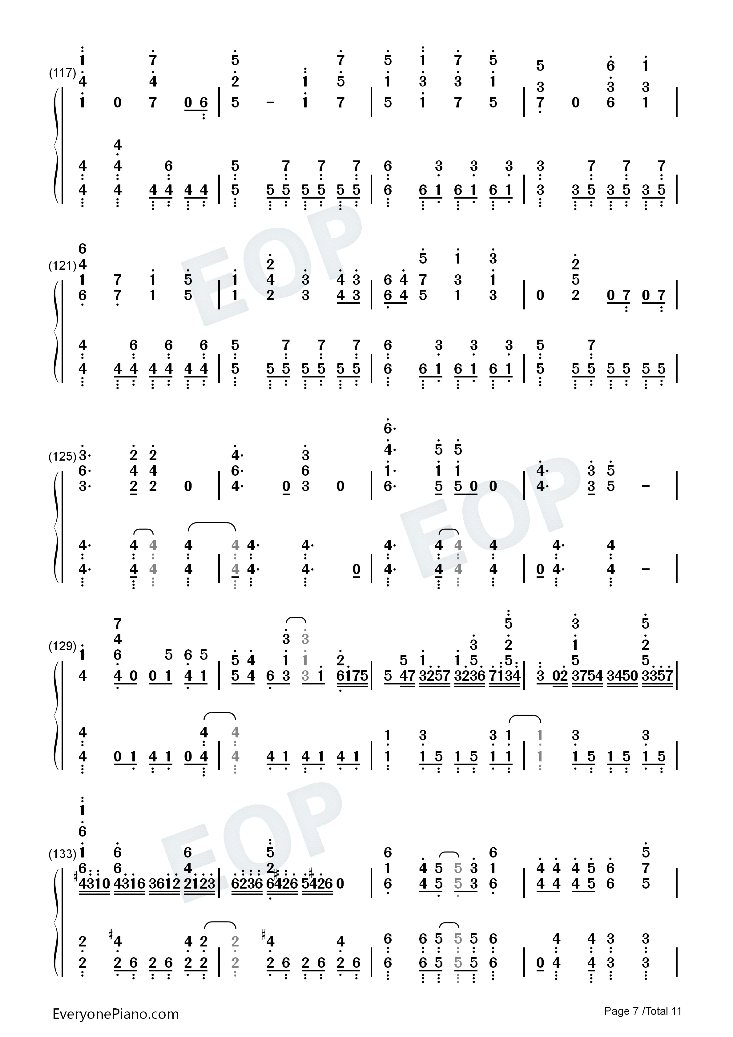 One_Day_Sky钢琴简谱_铃木このみ演唱