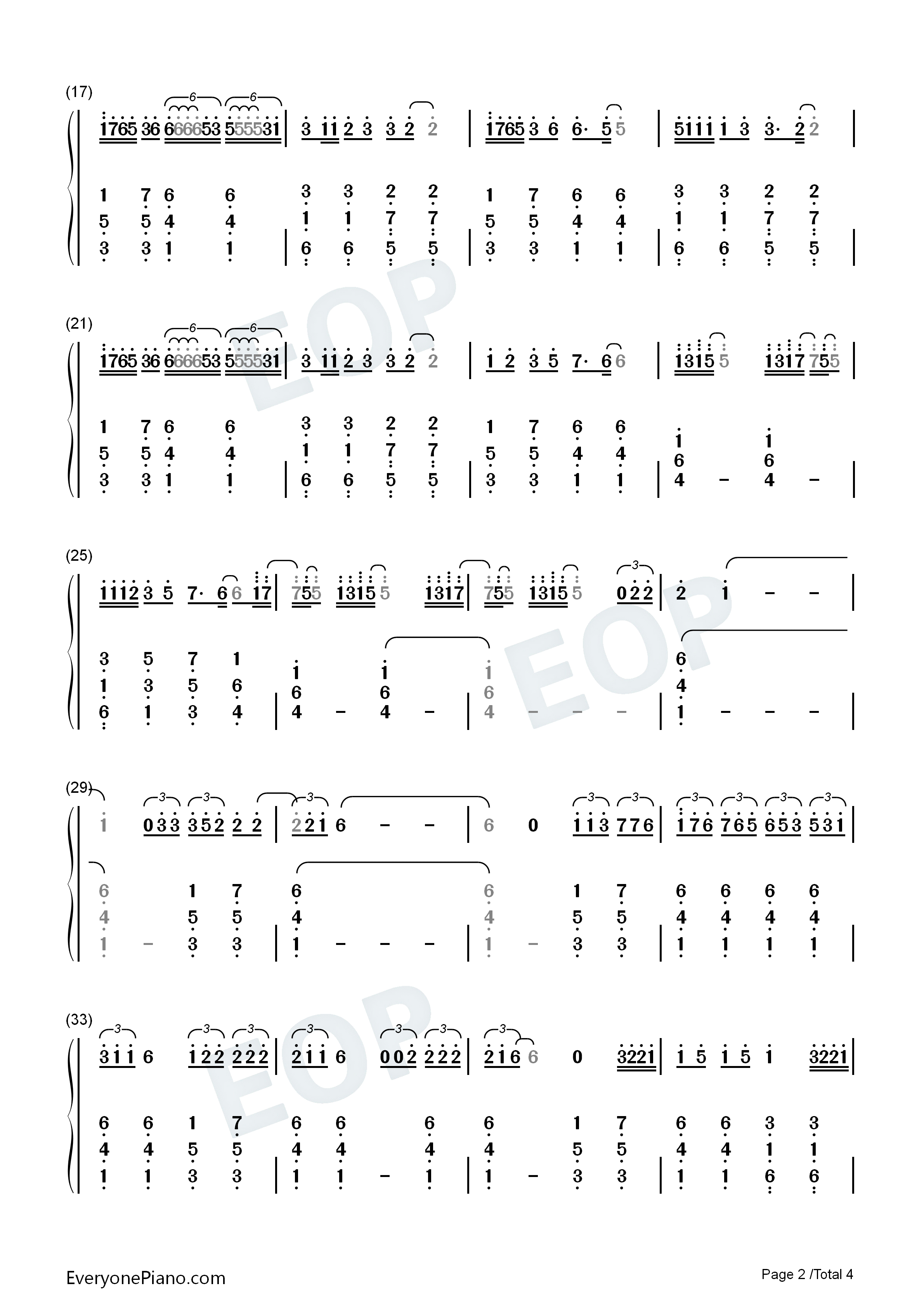 Wrong_Direction钢琴简谱_Hailee_Steinfeld演唱