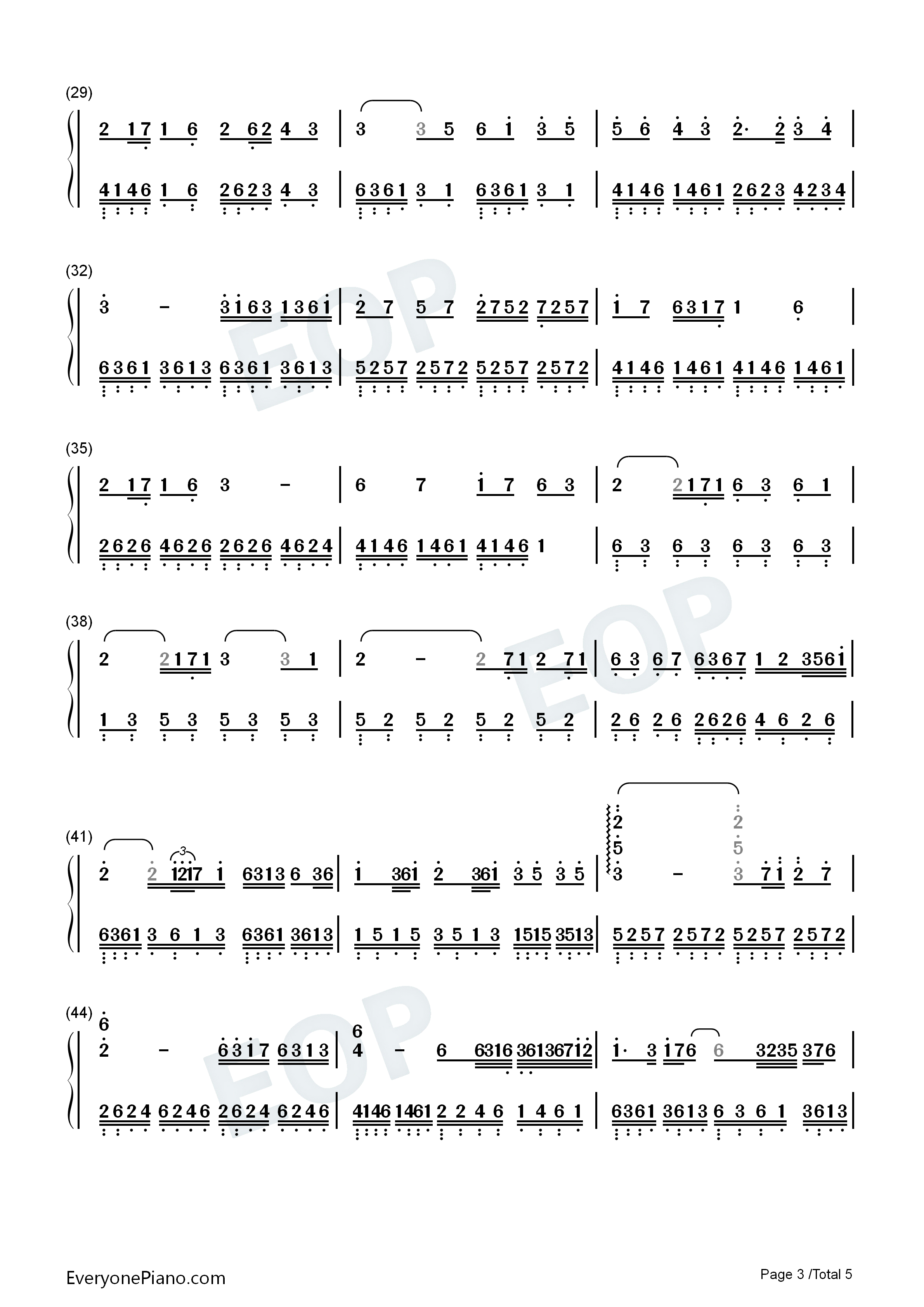 Crystallize钢琴简谱_Lindsey_Stirling演唱