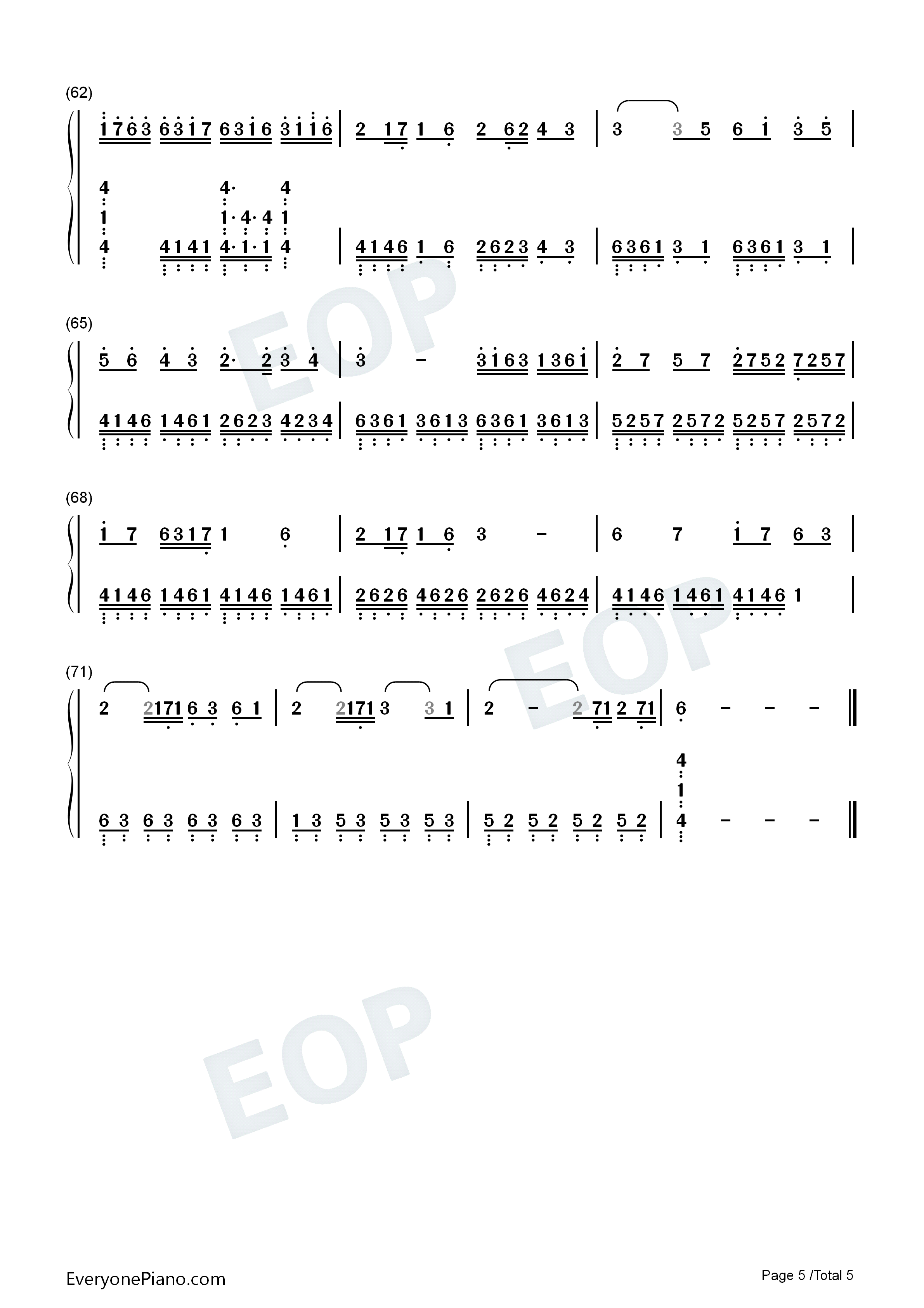 Crystallize钢琴简谱_Lindsey_Stirling演唱