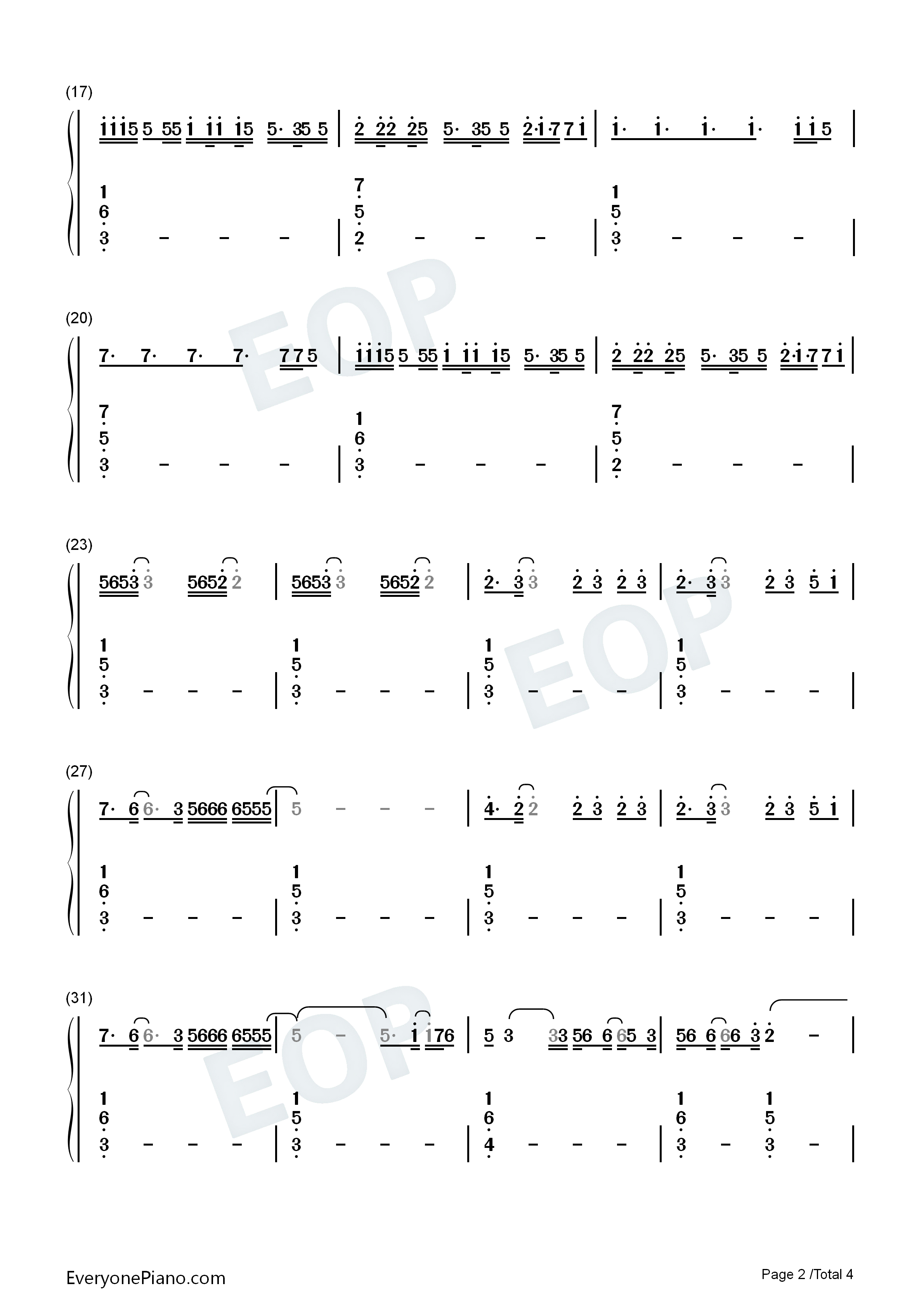 Slow_Grenade钢琴简谱_Ellie_Goulding_Lauv演唱