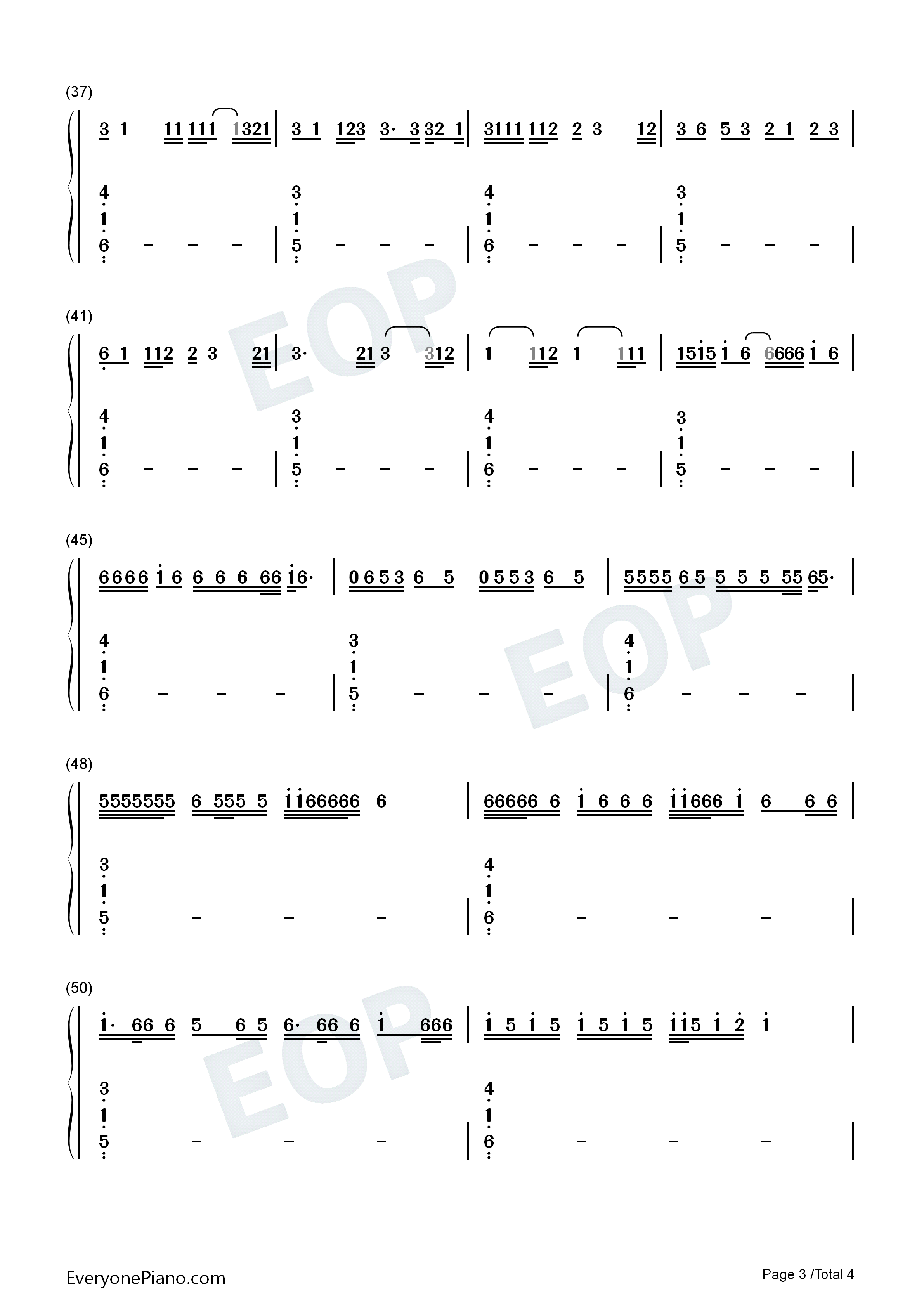 Make_You_Happy钢琴简谱_NiziU演唱