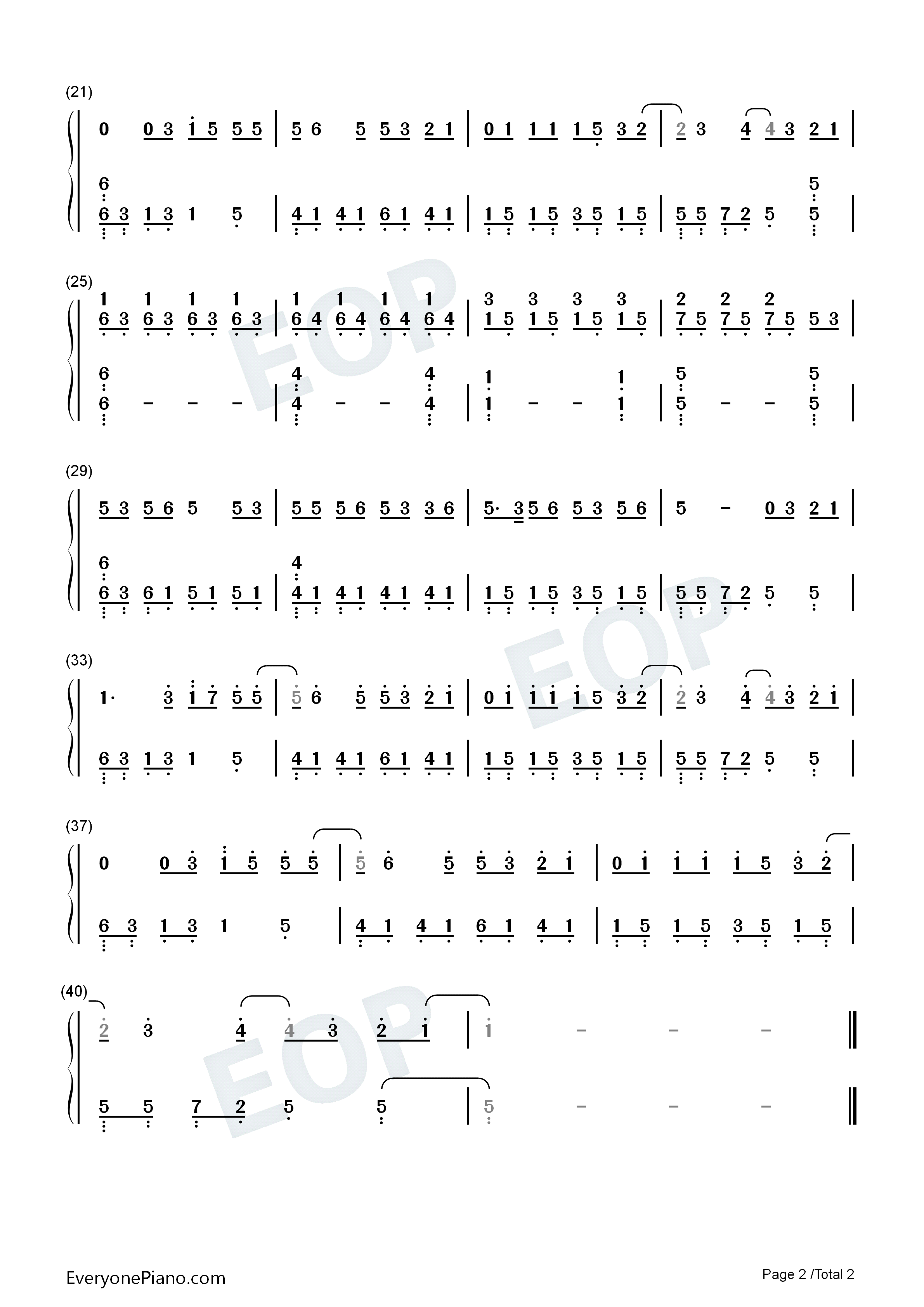 春娇与志明钢琴简谱_街道办GDC_欧阳耀莹演唱