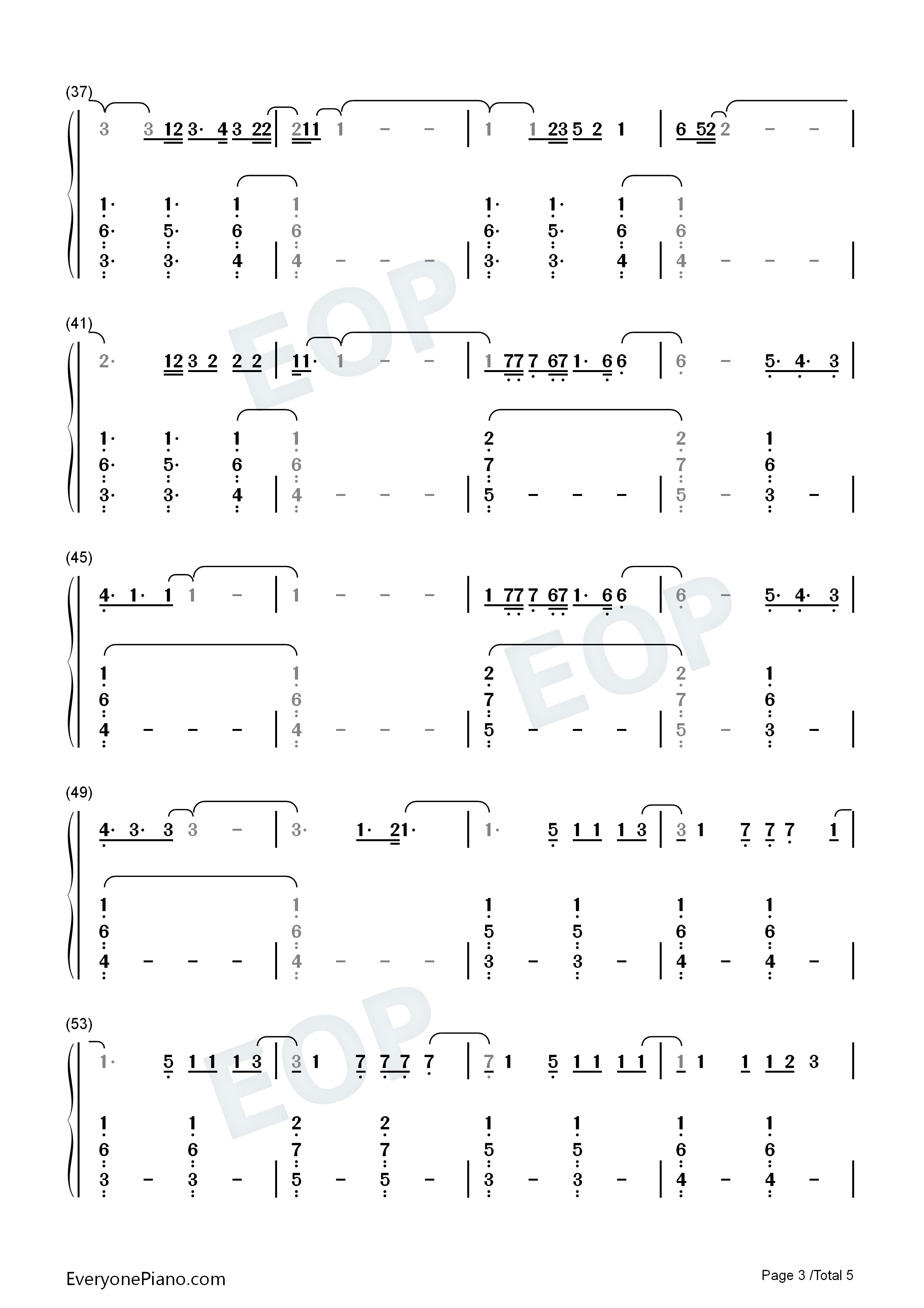First_Man钢琴简谱_Camila_Cabello演唱