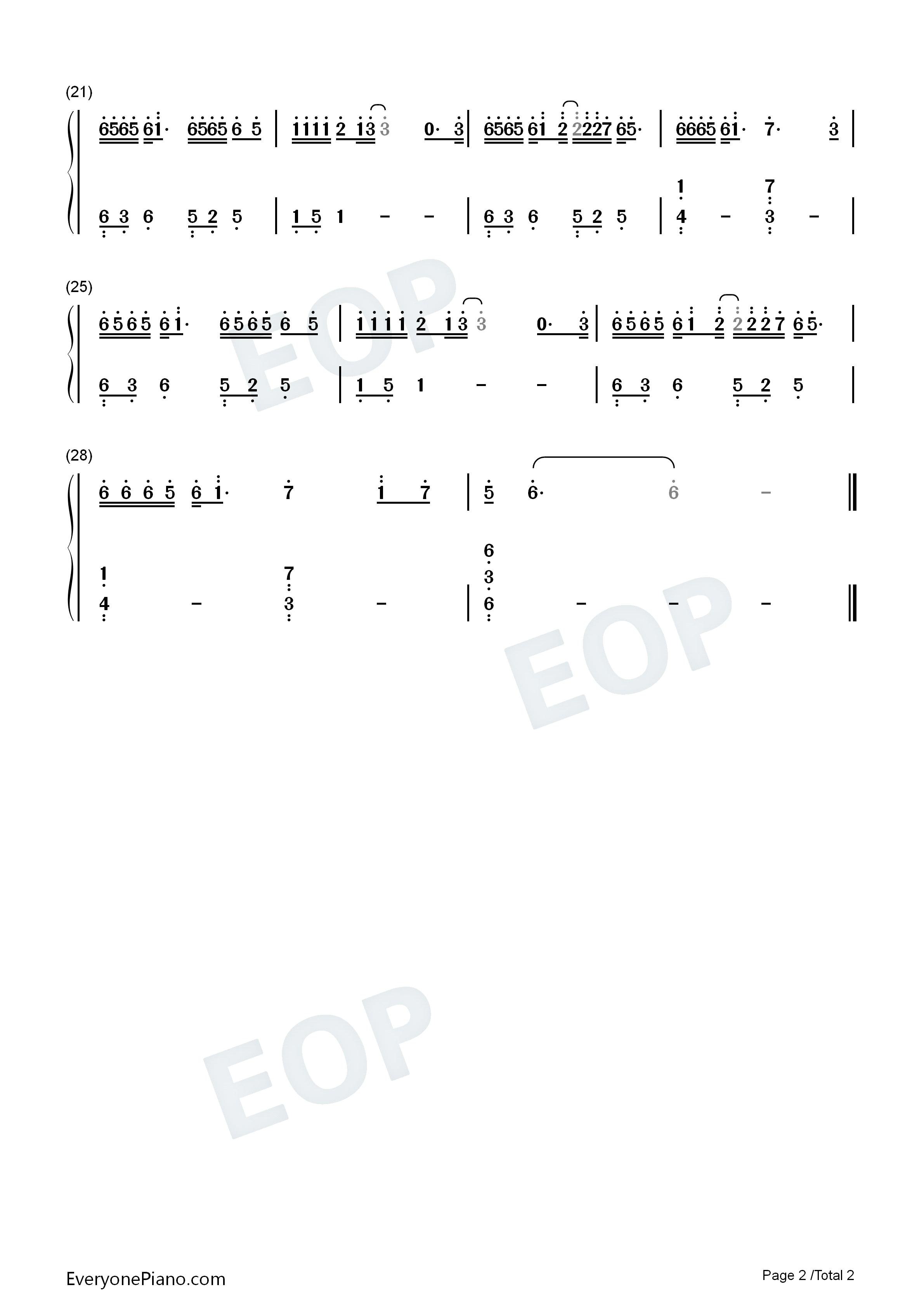 移情别恋钢琴简谱_郭峰演唱