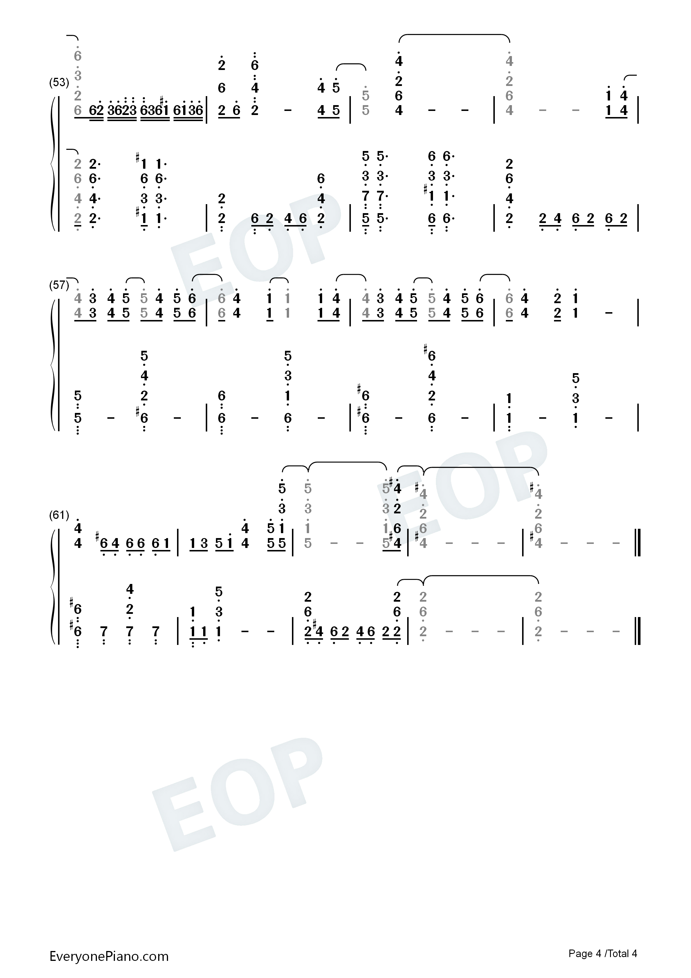 V.I.P钢琴简谱_SID演唱
