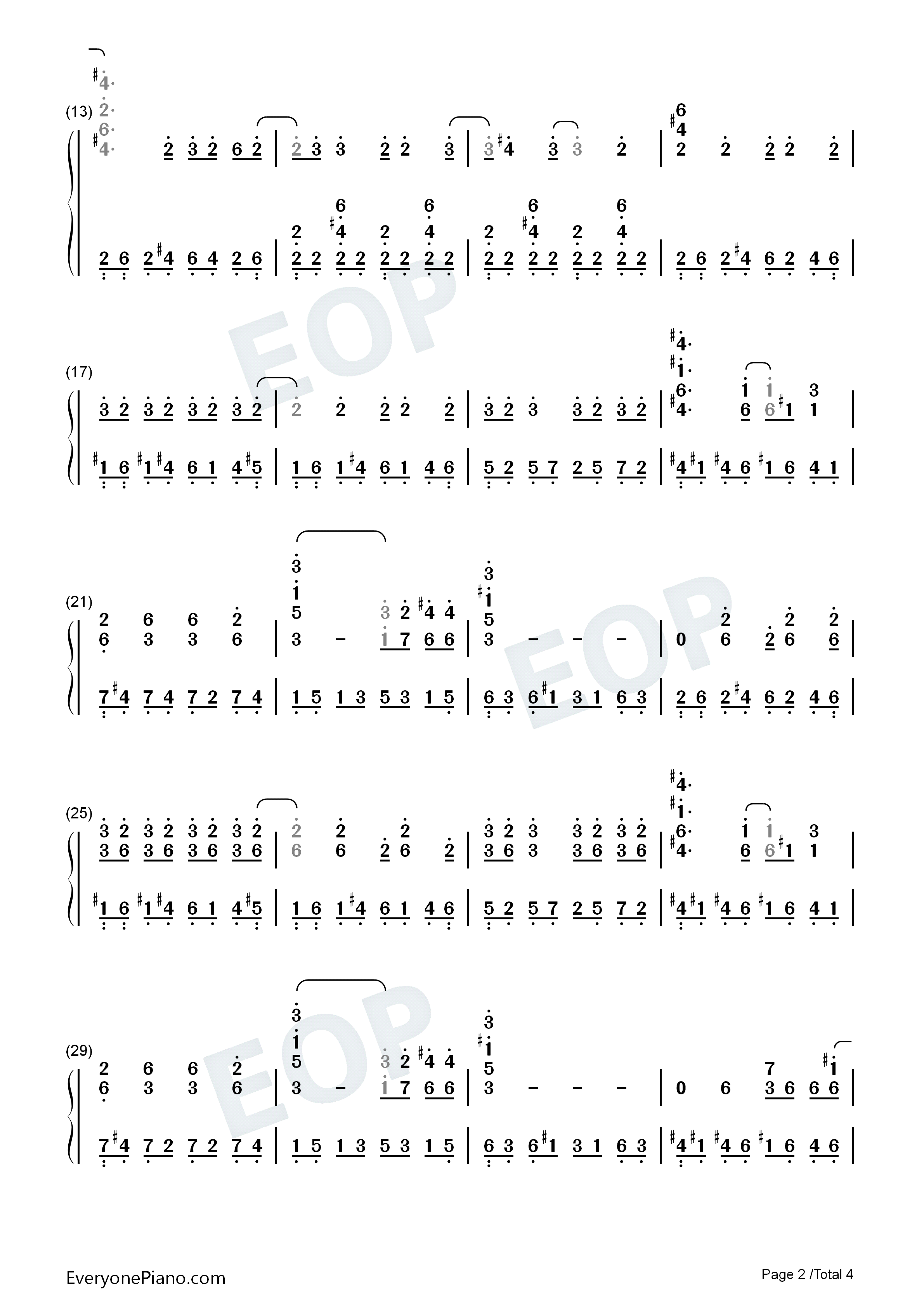 V.I.P钢琴简谱_SID演唱
