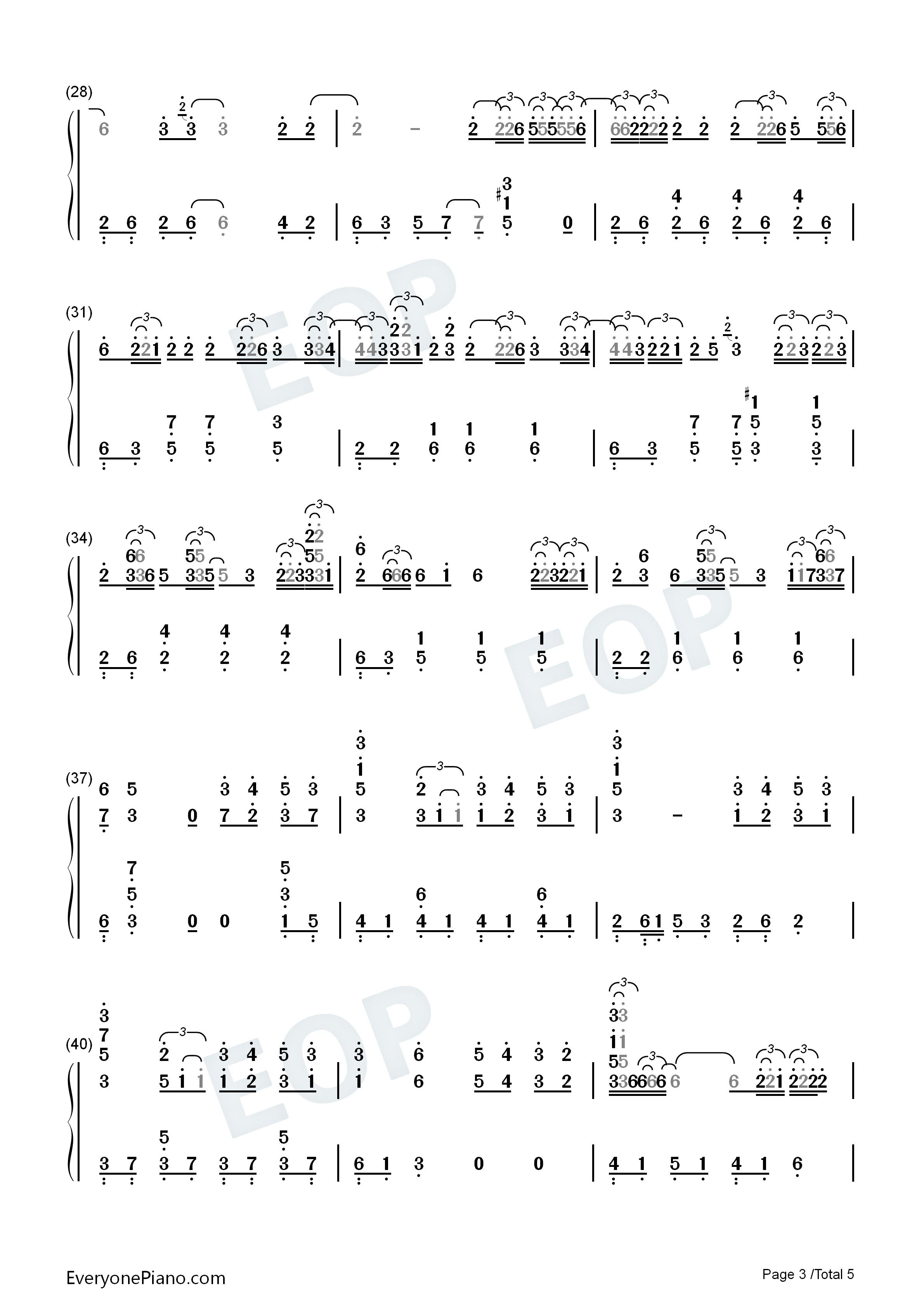 情人钢琴简谱_蔡徐坤演唱