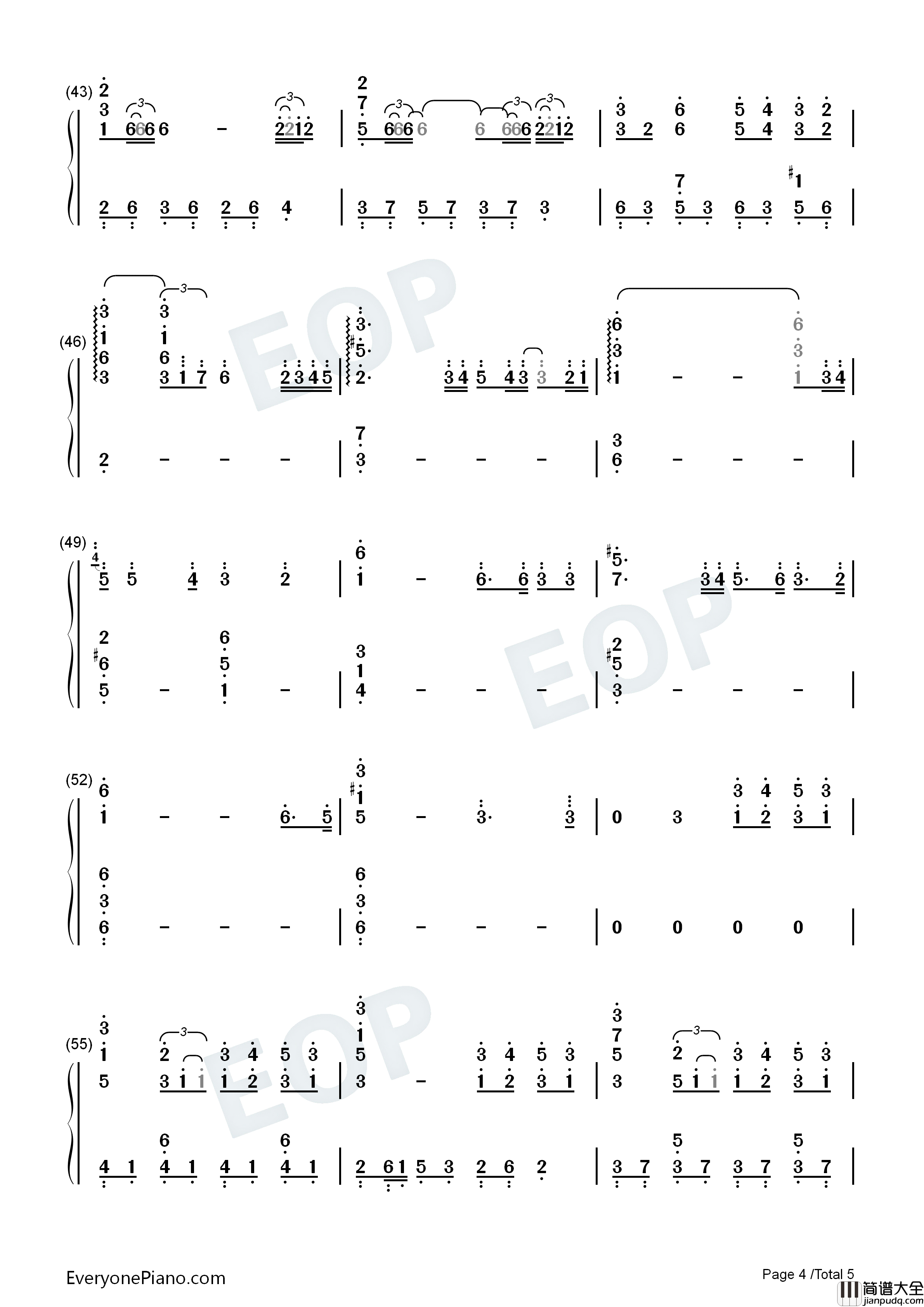 情人钢琴简谱_蔡徐坤演唱