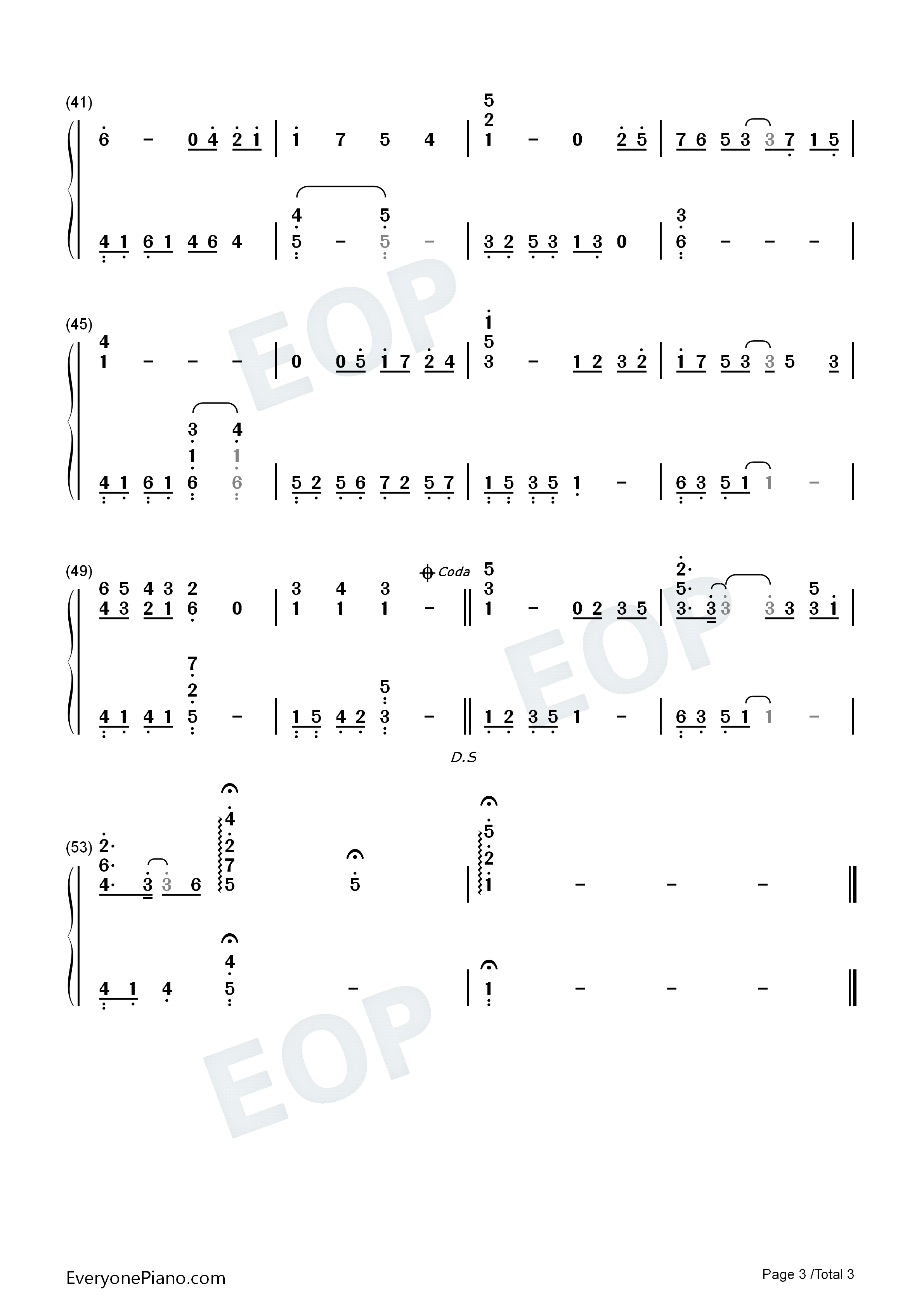 好久不见钢琴简谱_陈奕迅演唱