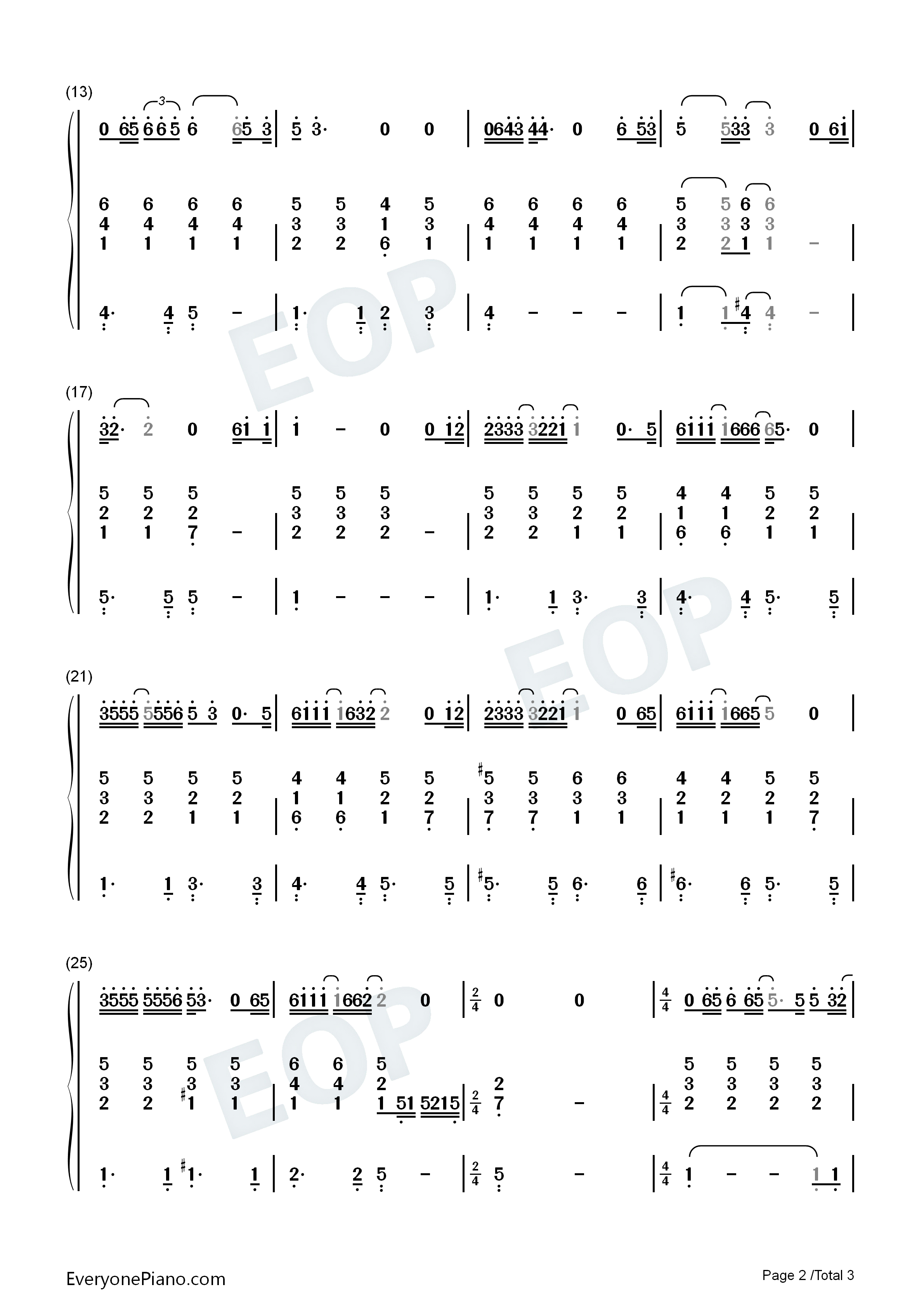 当我想你的时候钢琴简谱_汪峰演唱