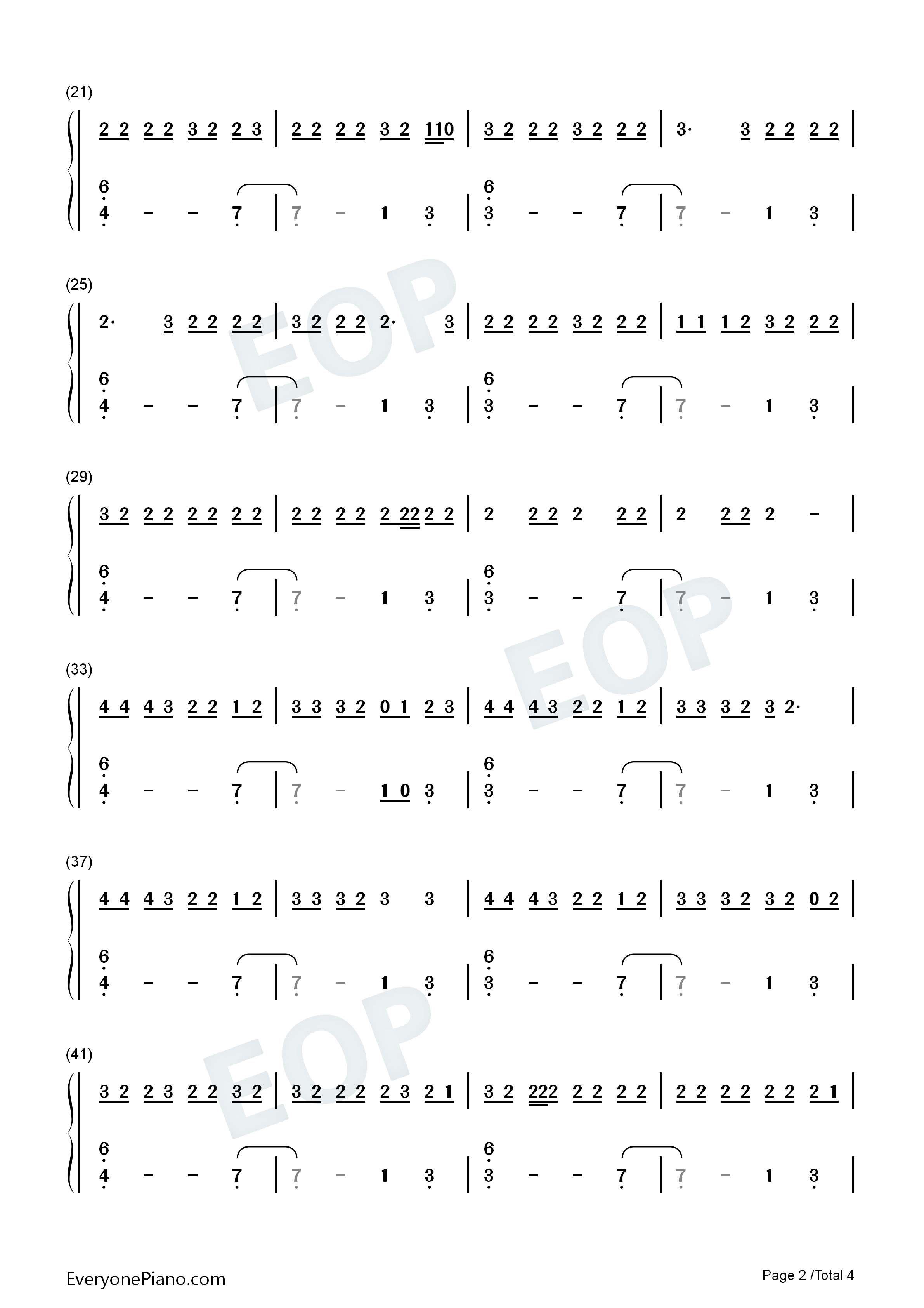 Emotionally_Scarred钢琴简谱_Lil_Baby演唱