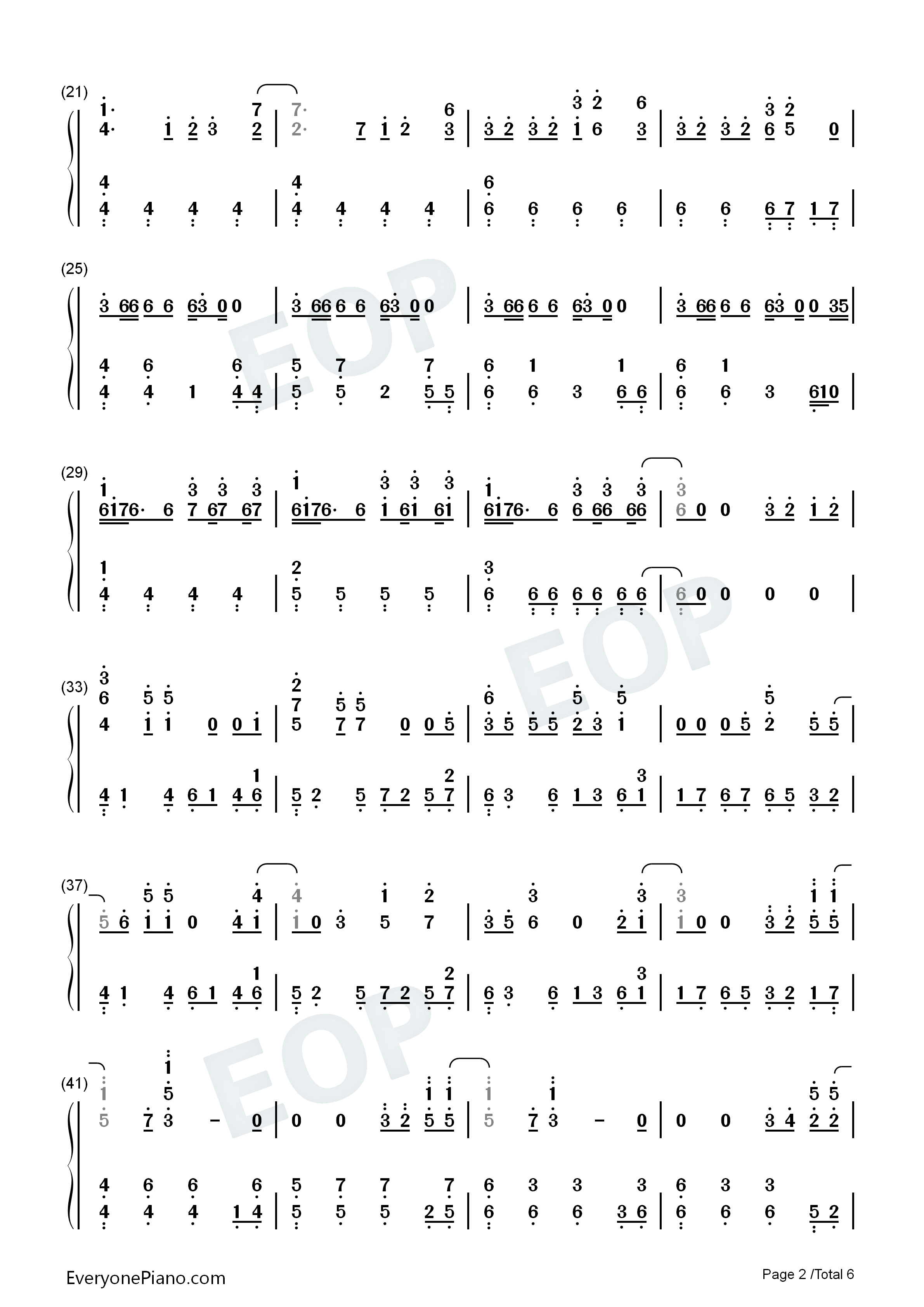 Fallin_Flower钢琴简谱_SEVENTEEN演唱