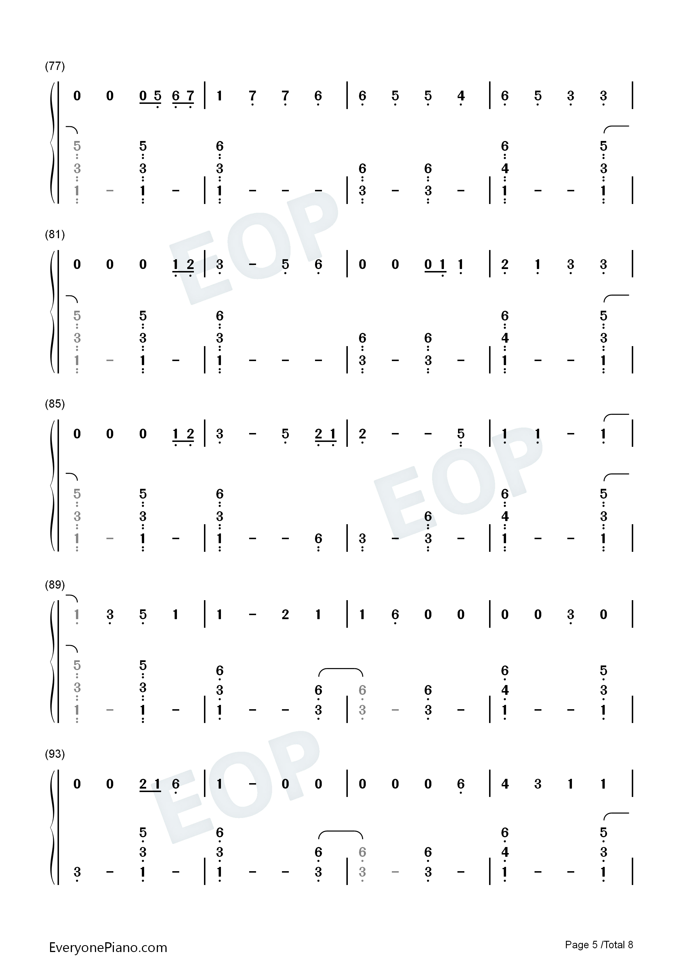 Die_a_Happy_Man钢琴简谱_Thomas_Rhett演唱
