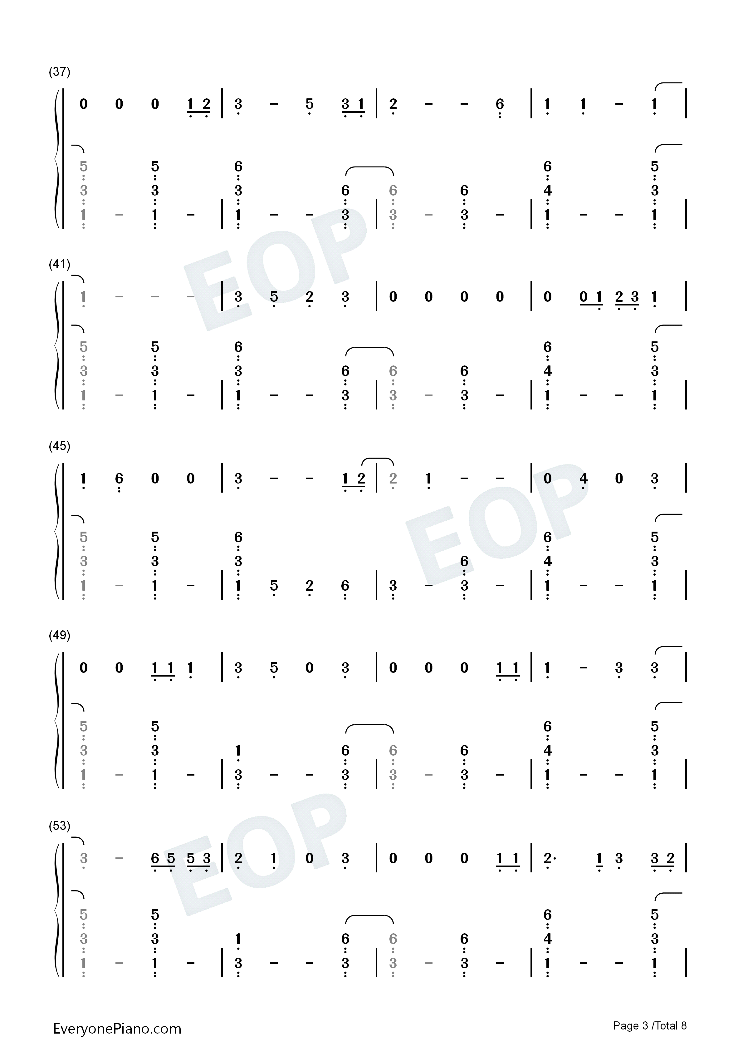 Die_a_Happy_Man钢琴简谱_Thomas_Rhett演唱