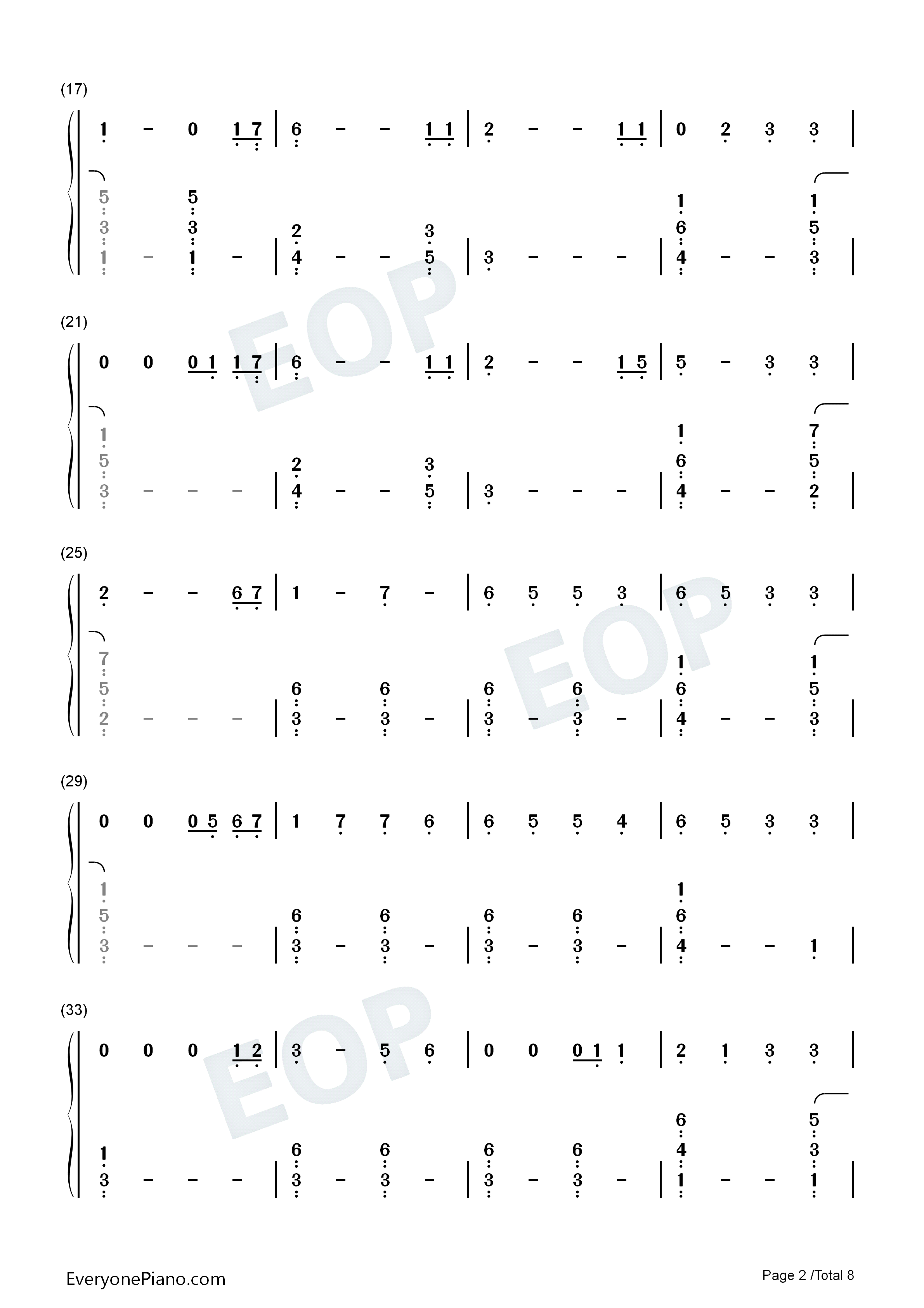 Die_a_Happy_Man钢琴简谱_Thomas_Rhett演唱
