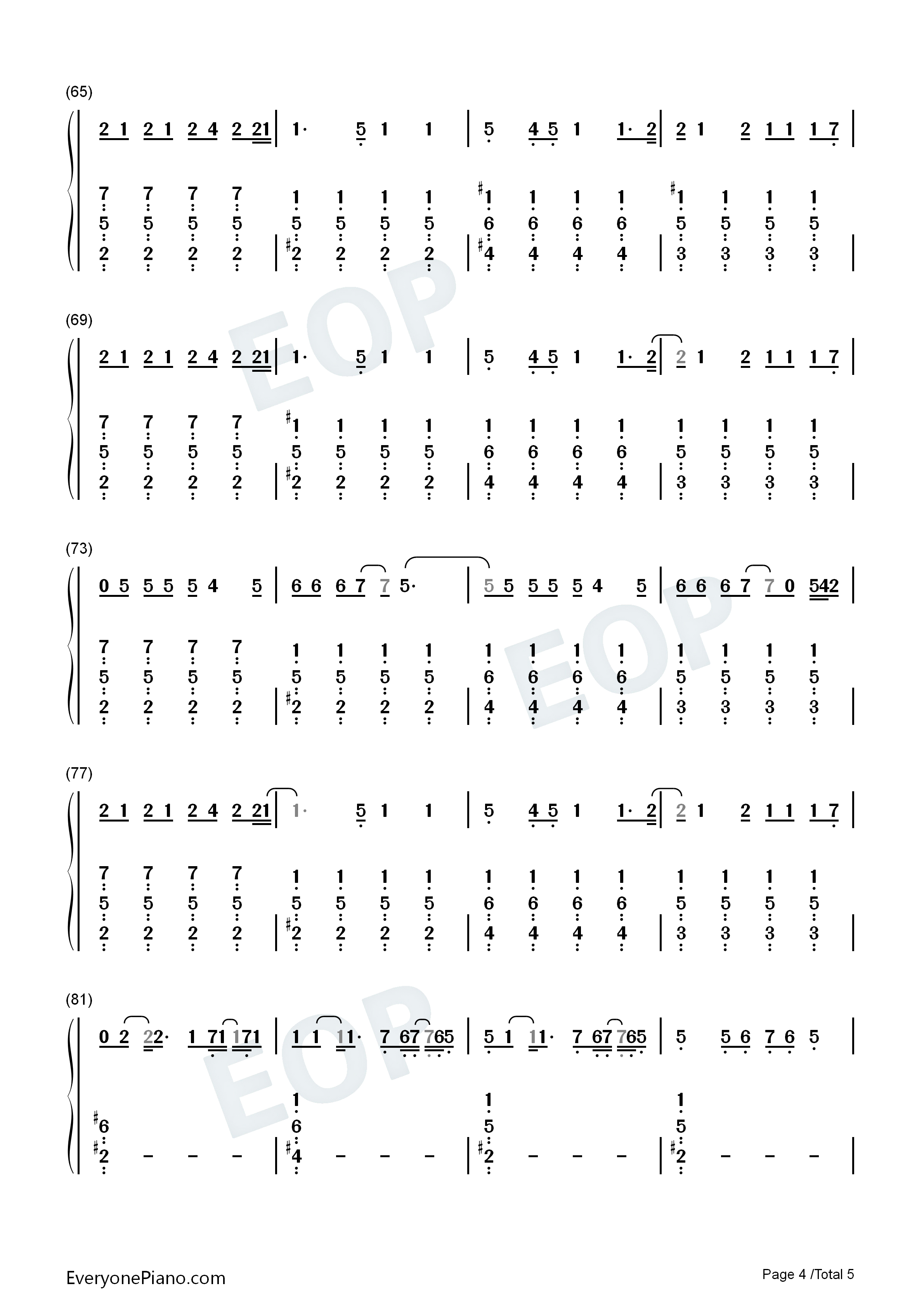 Hallucinate钢琴简谱_Dua_Lipa演唱