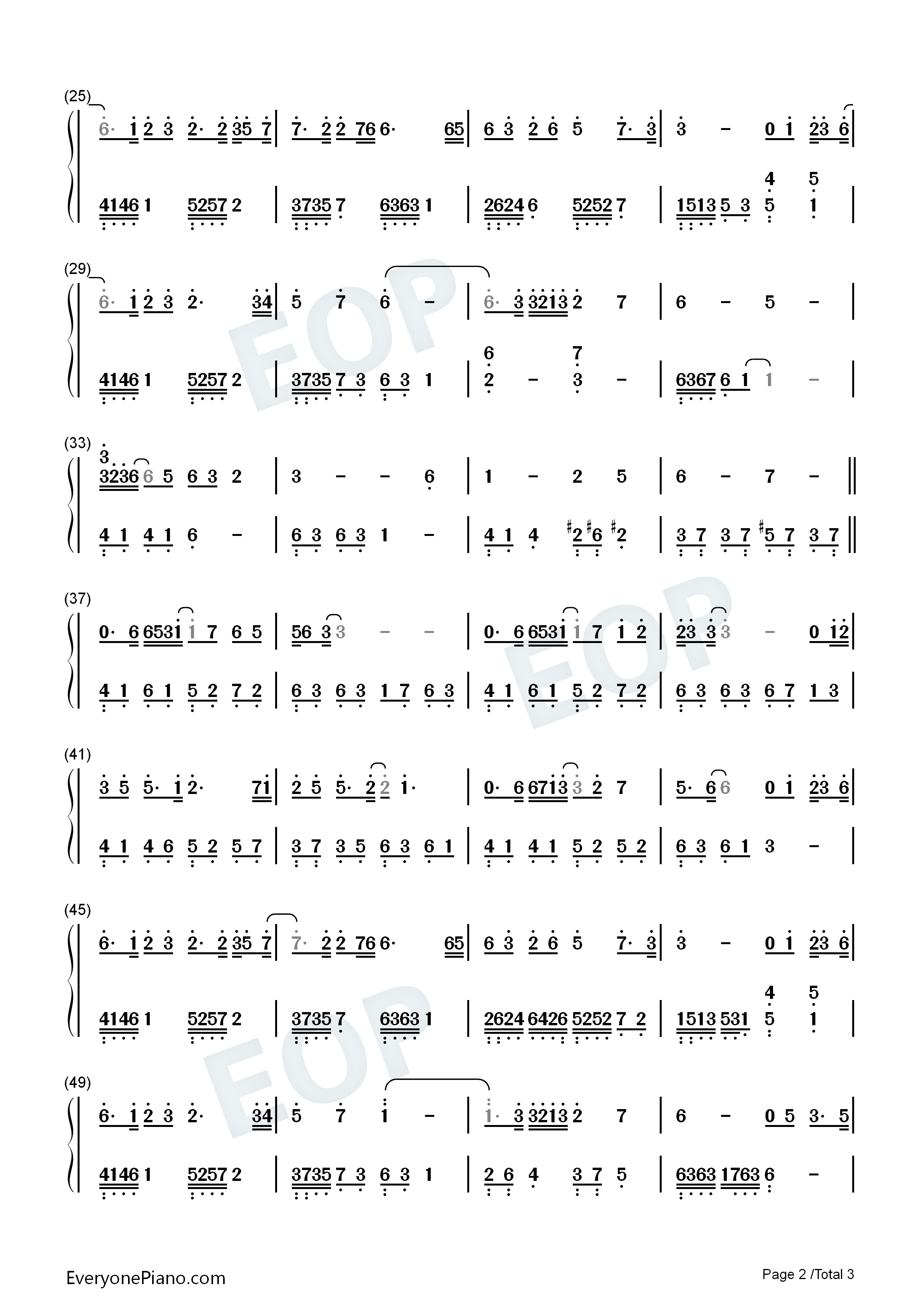 与卿钢琴简谱_周深演唱