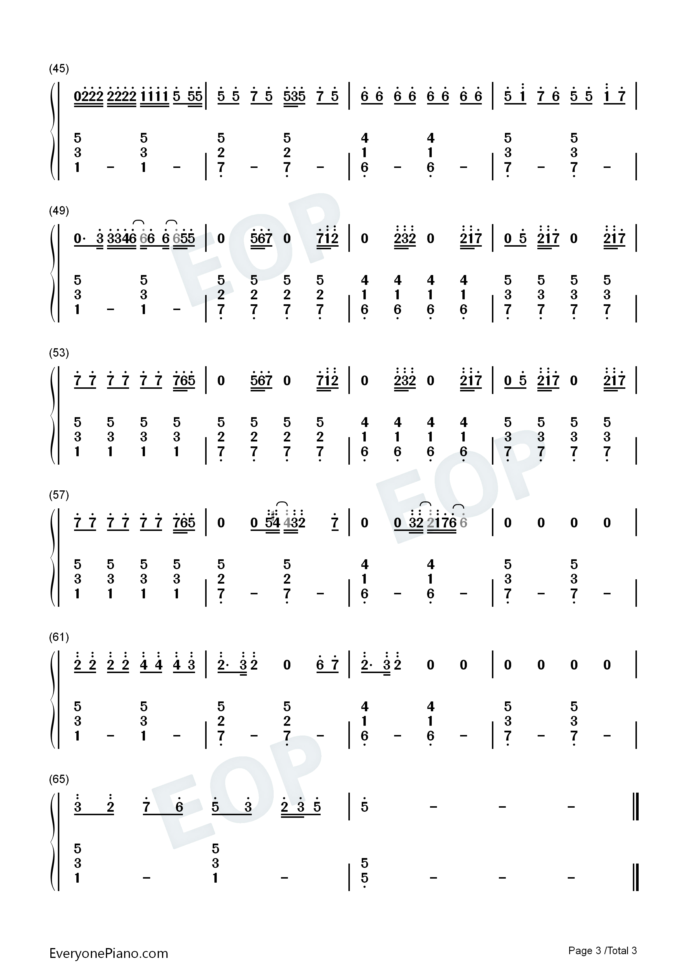 To_Be_Young钢琴简谱_Anne_Marie_Doja_Cat演唱