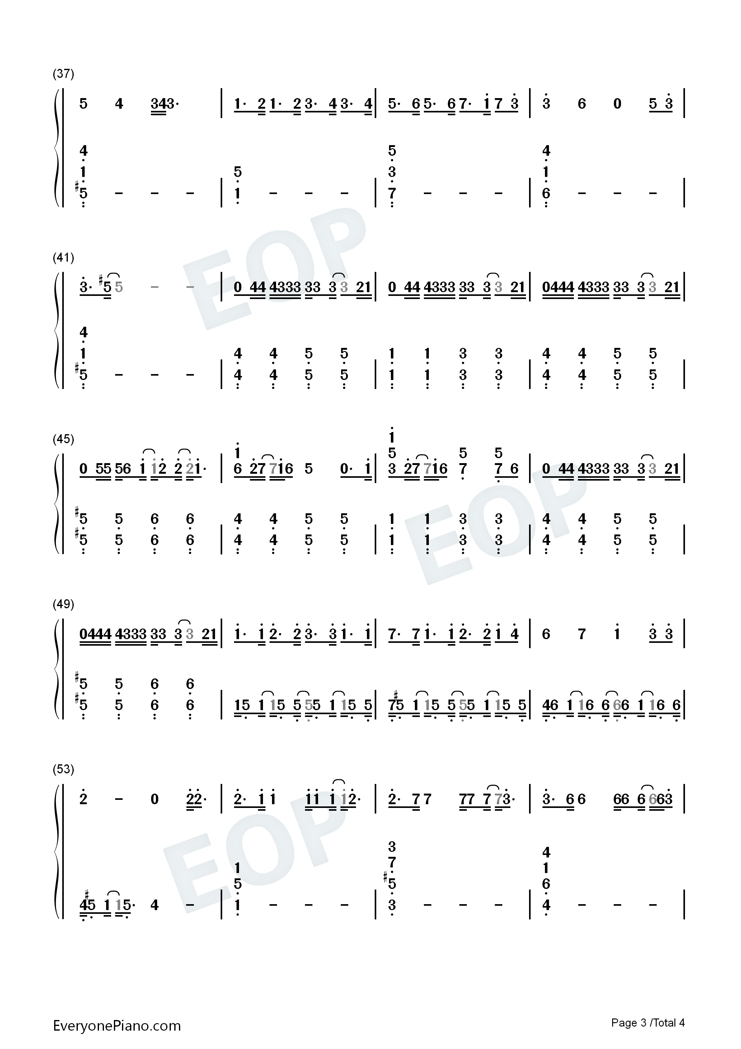 Selfish钢琴简谱_Madison_Beer演唱