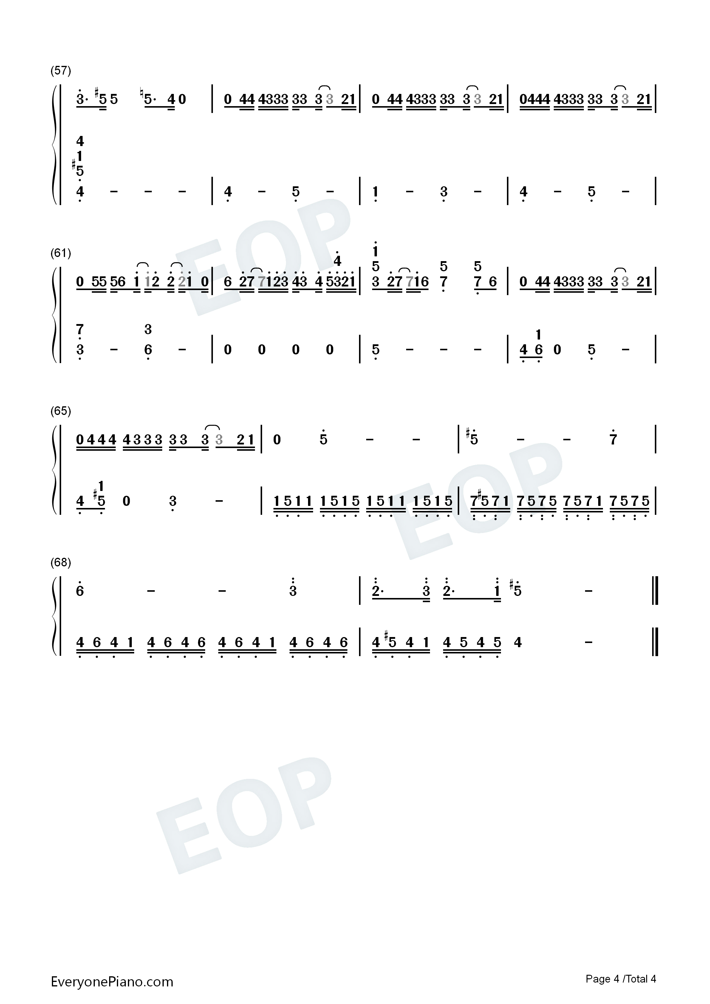 Selfish钢琴简谱_Madison_Beer演唱