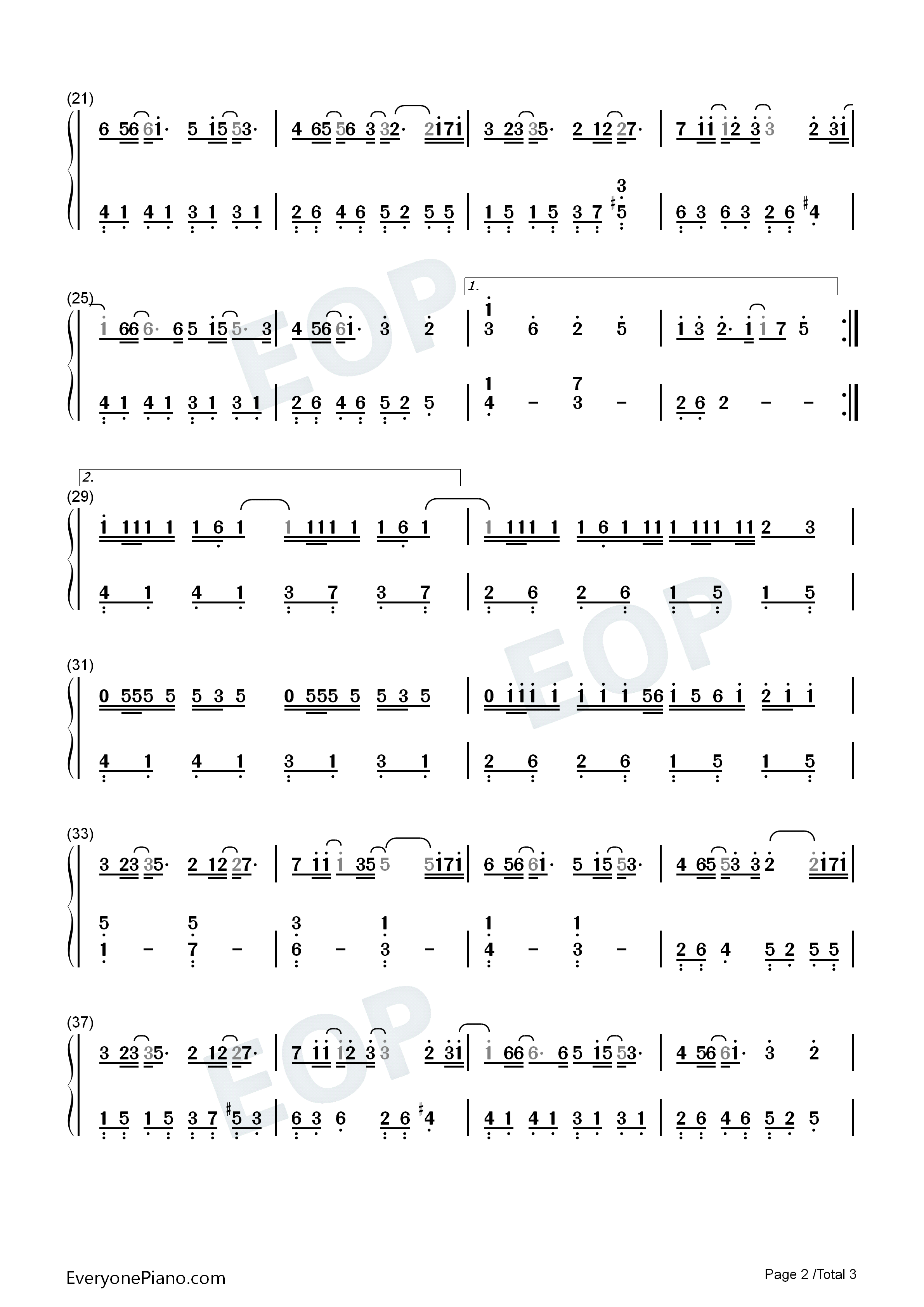 想见你想见你想见你钢琴简谱_八三夭演唱