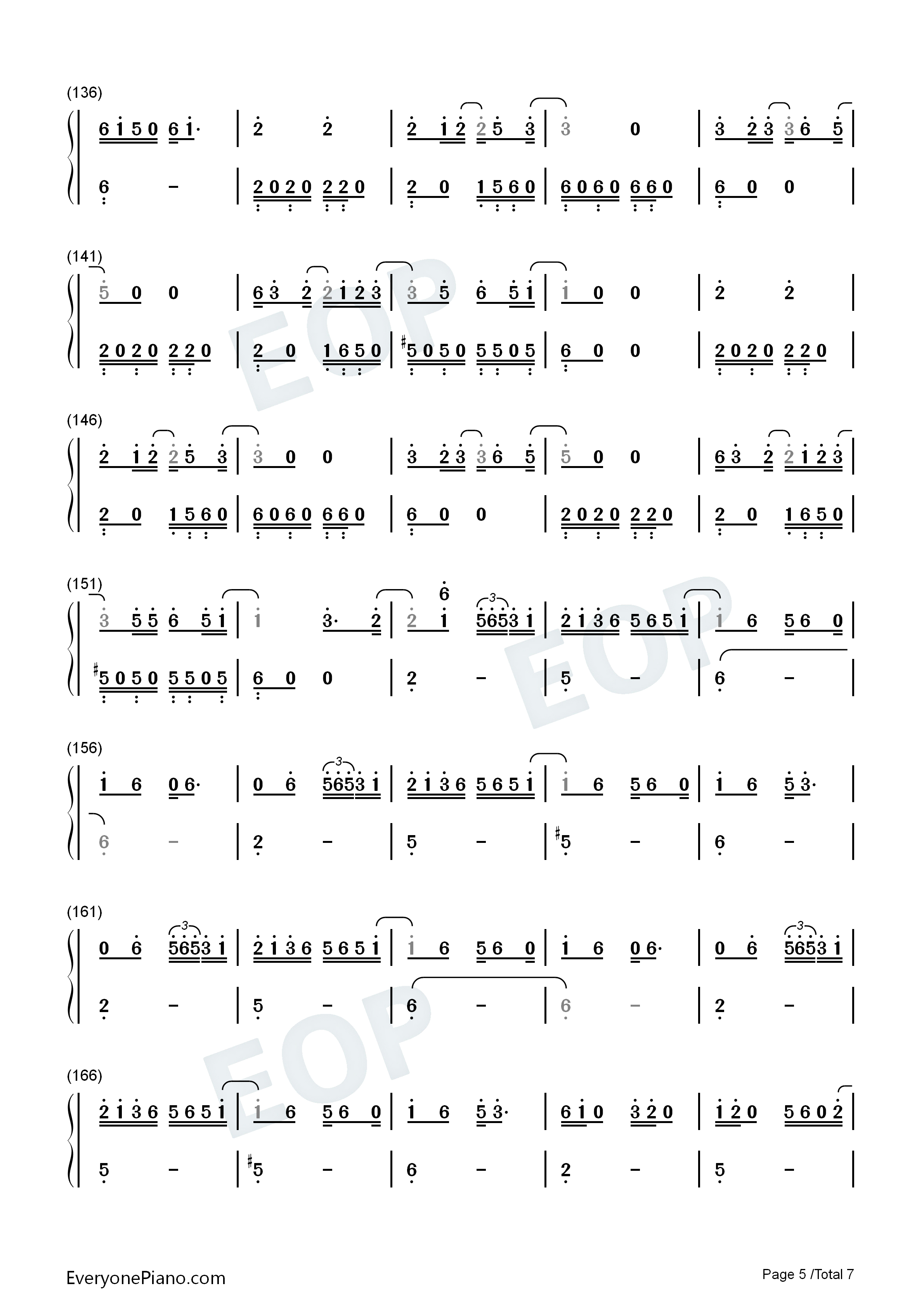 PLACEBO钢琴简谱_米津玄師_野田洋次郎演唱