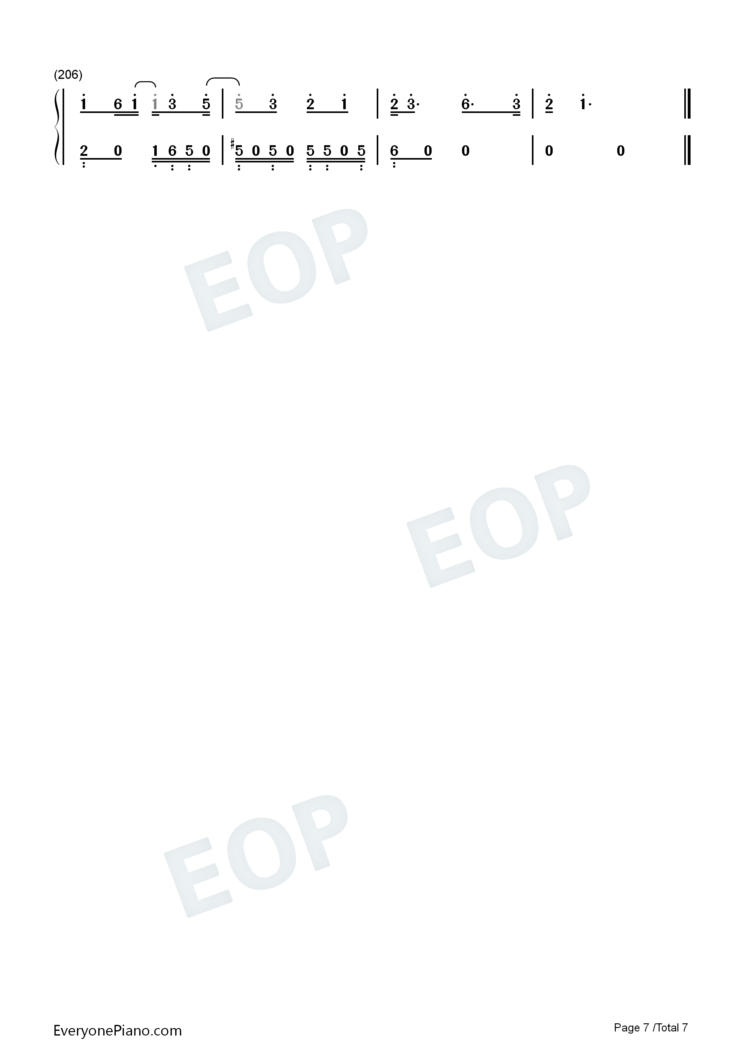 PLACEBO钢琴简谱_米津玄師_野田洋次郎演唱