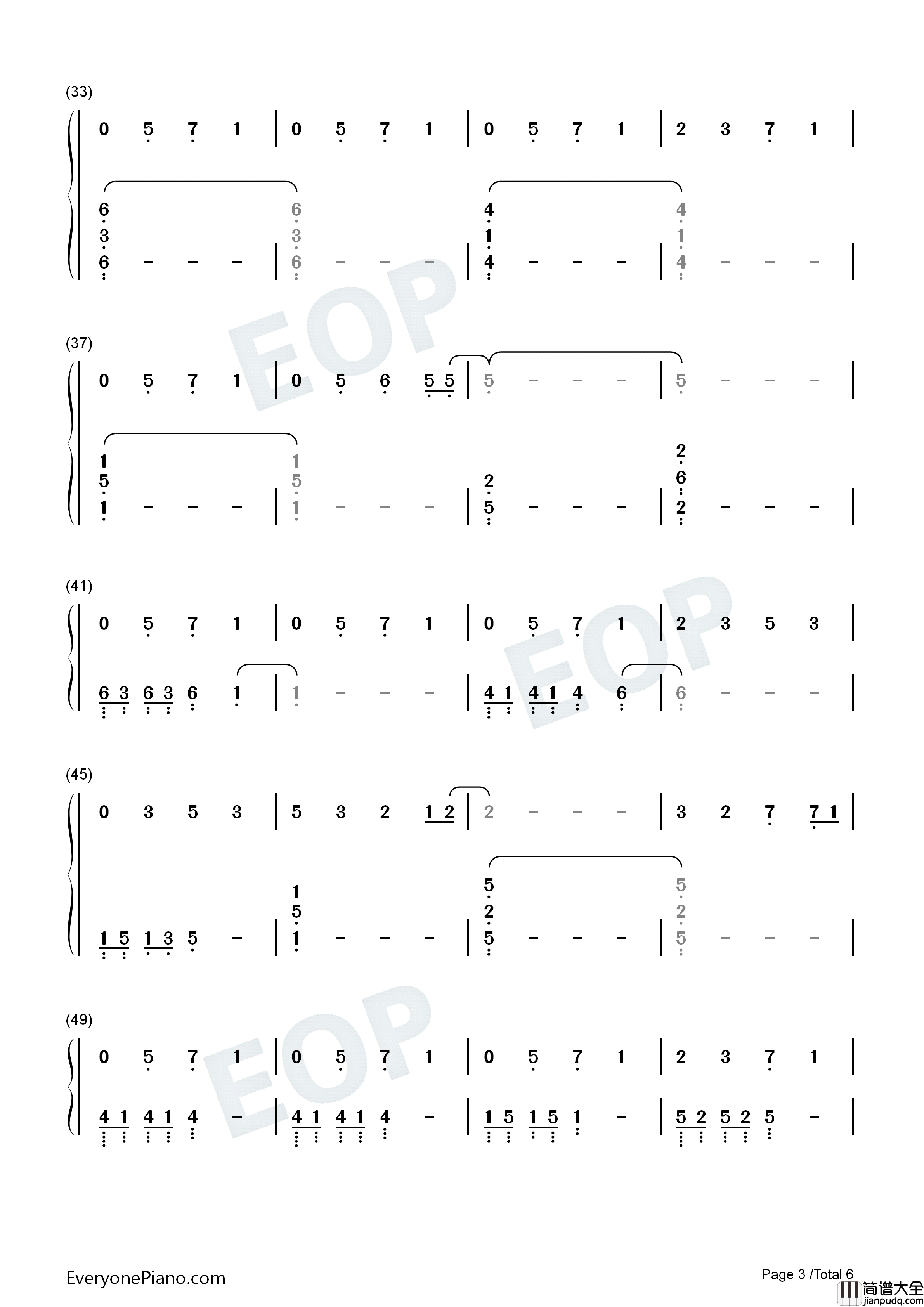 Love_Is_Gone钢琴简谱_Slander_Dylan_Matthew演唱