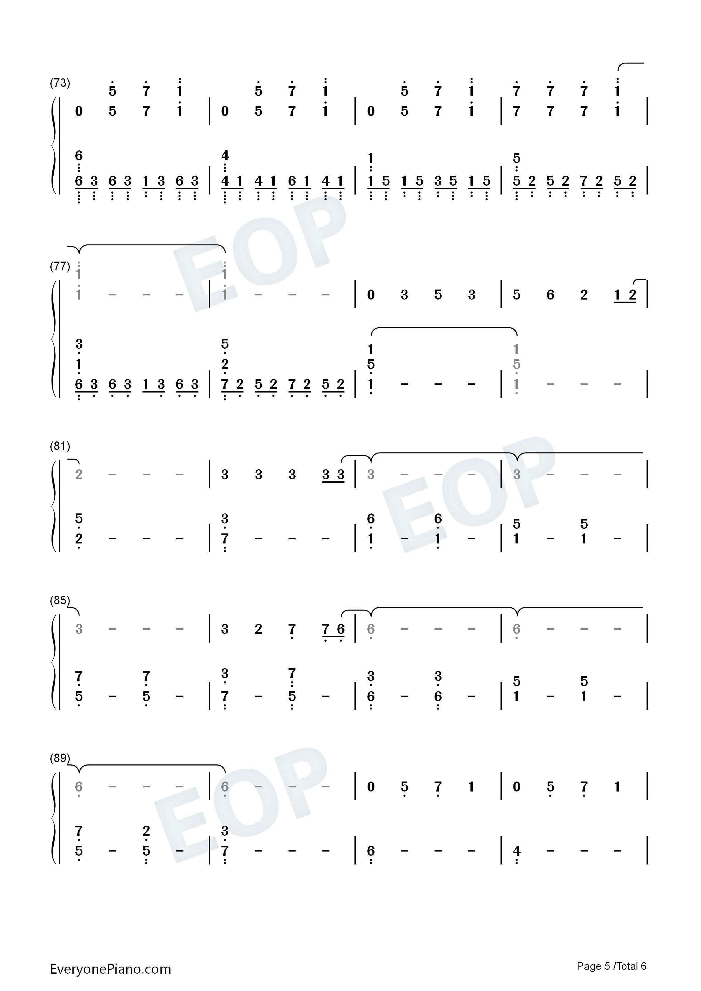 Love_Is_Gone钢琴简谱_Slander_Dylan_Matthew演唱