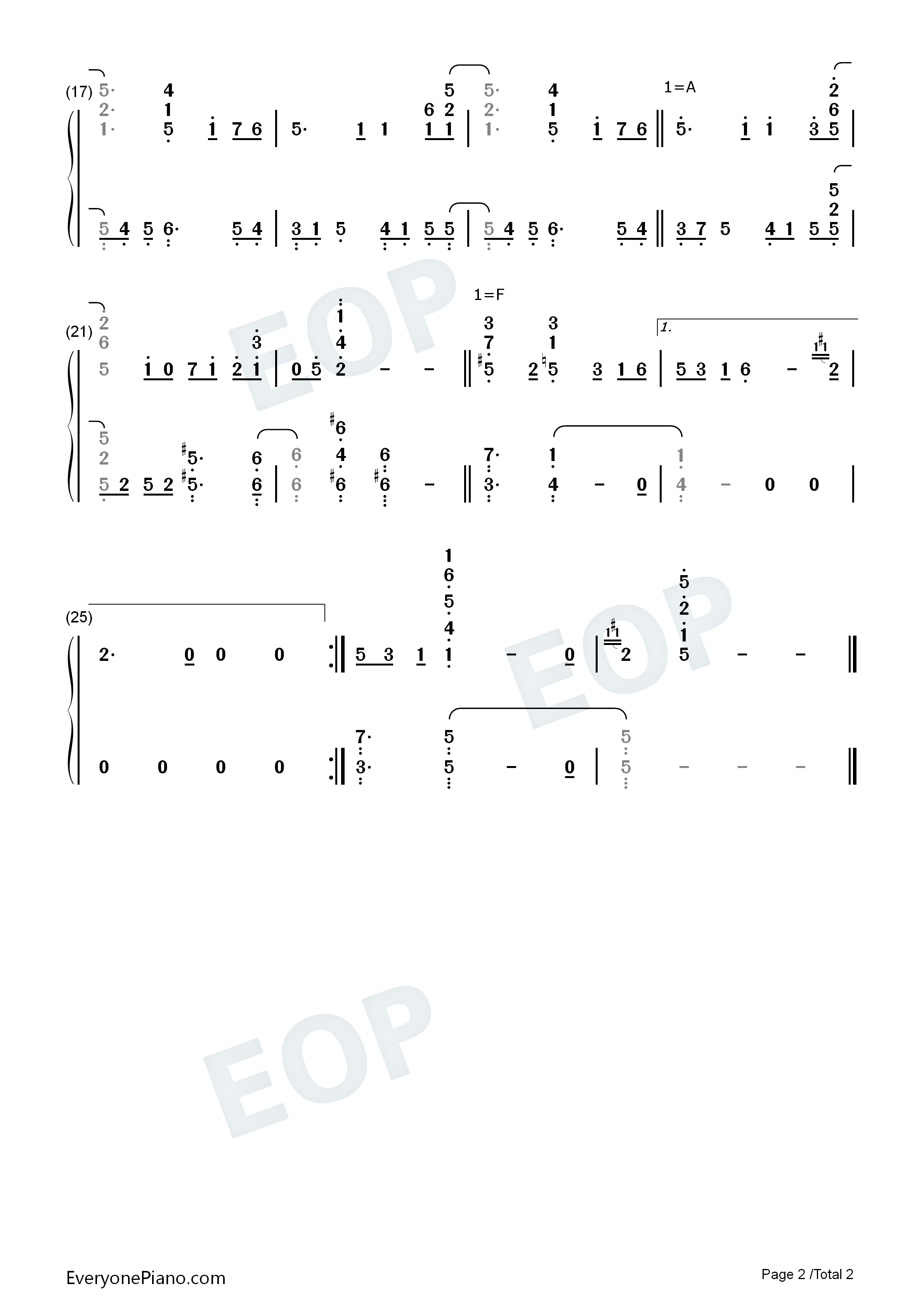 Welcome_Horizons钢琴简谱_Nintendo_Sound_Team演唱