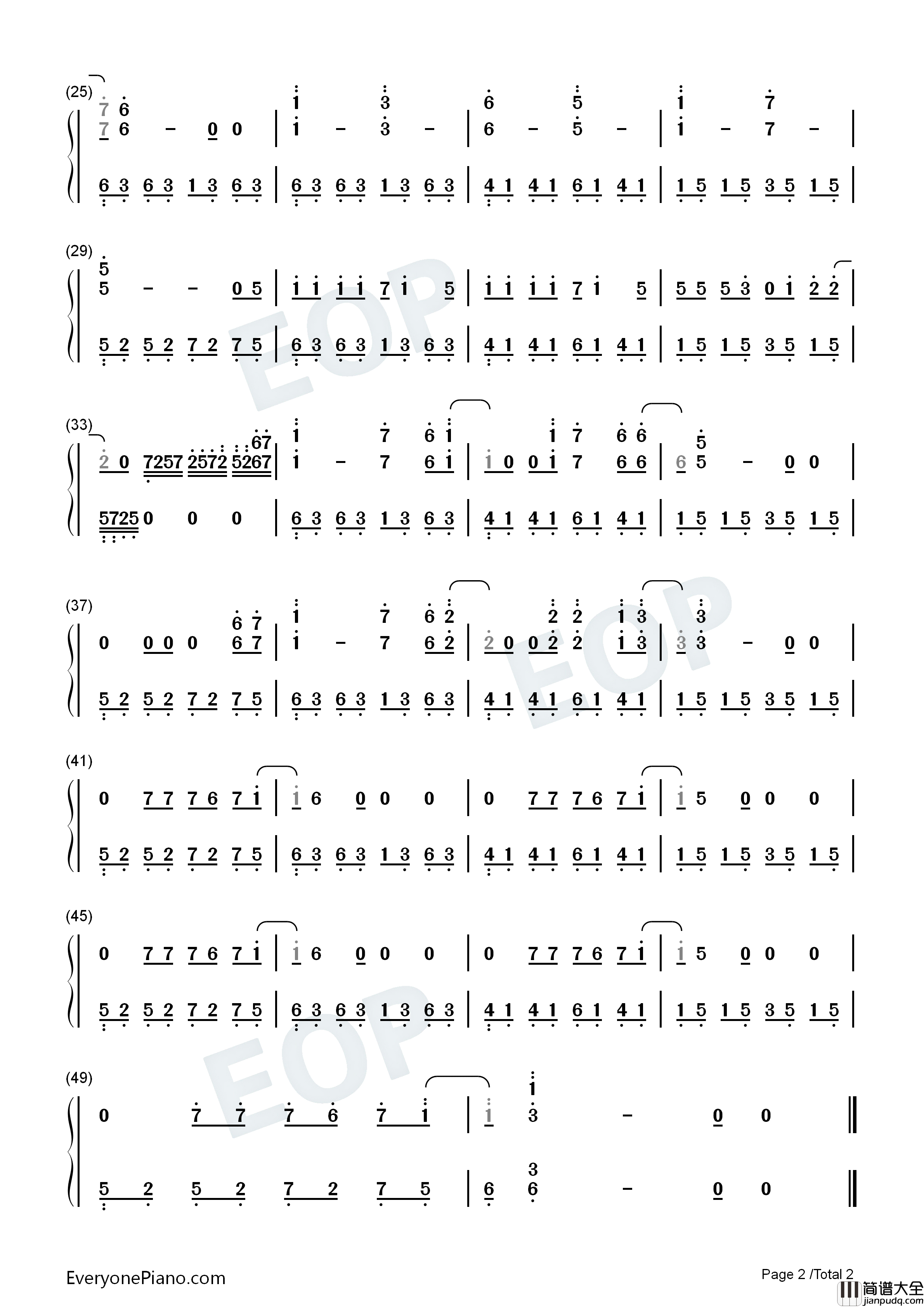 Winter_Flower钢琴简谱_Younha_RM演唱