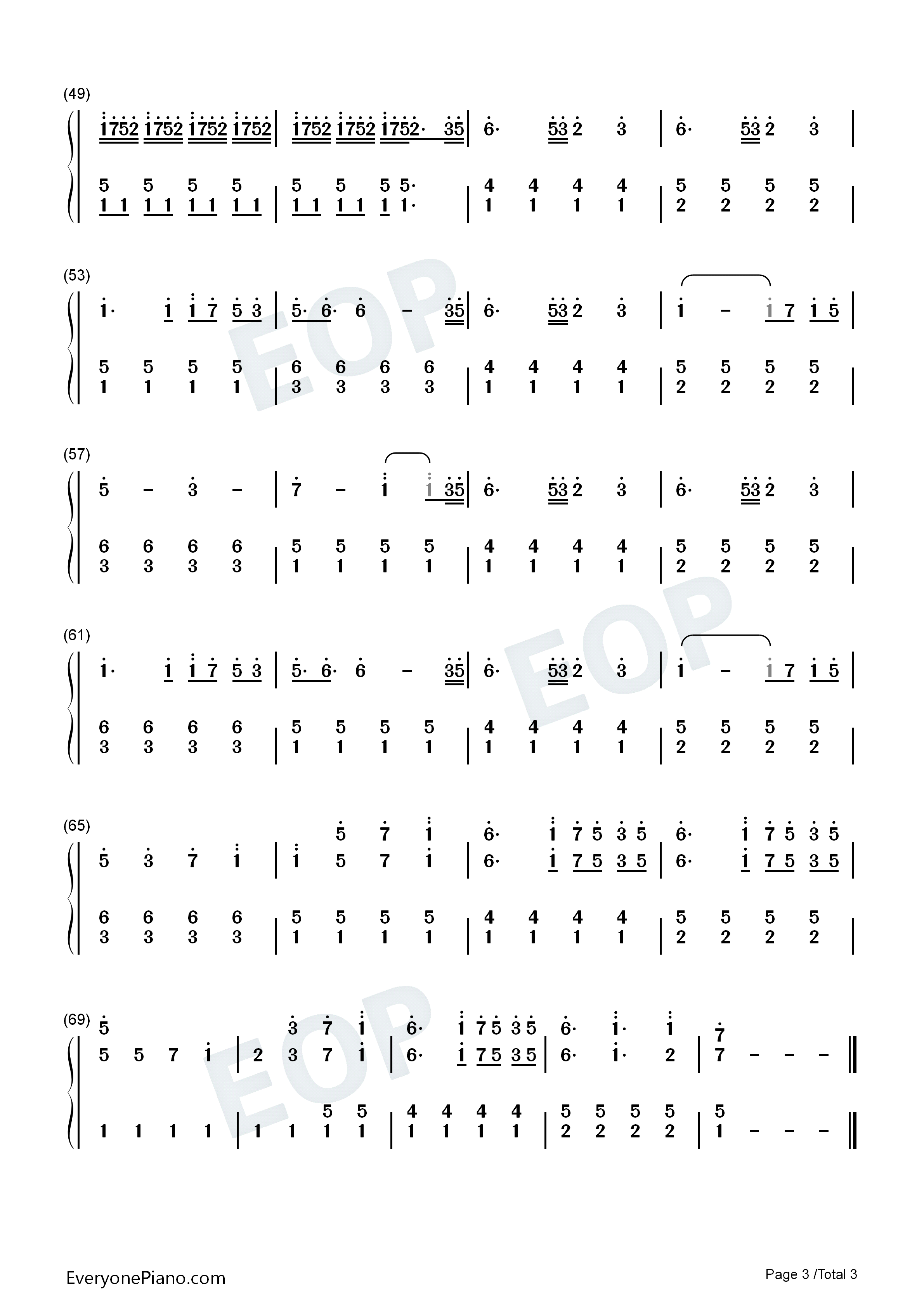 春弦钢琴简谱_横山克演唱